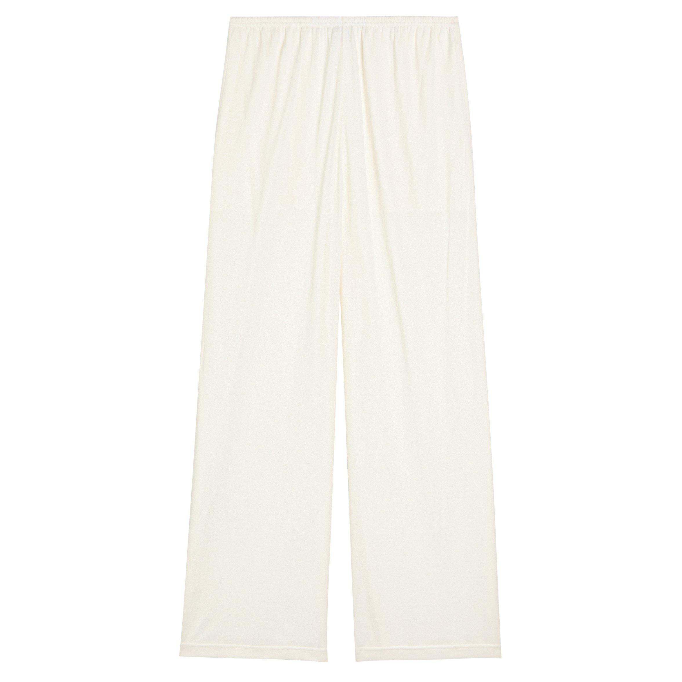 OFF WHITE - Toteme - COTTON SILK PJ BOTTOMS