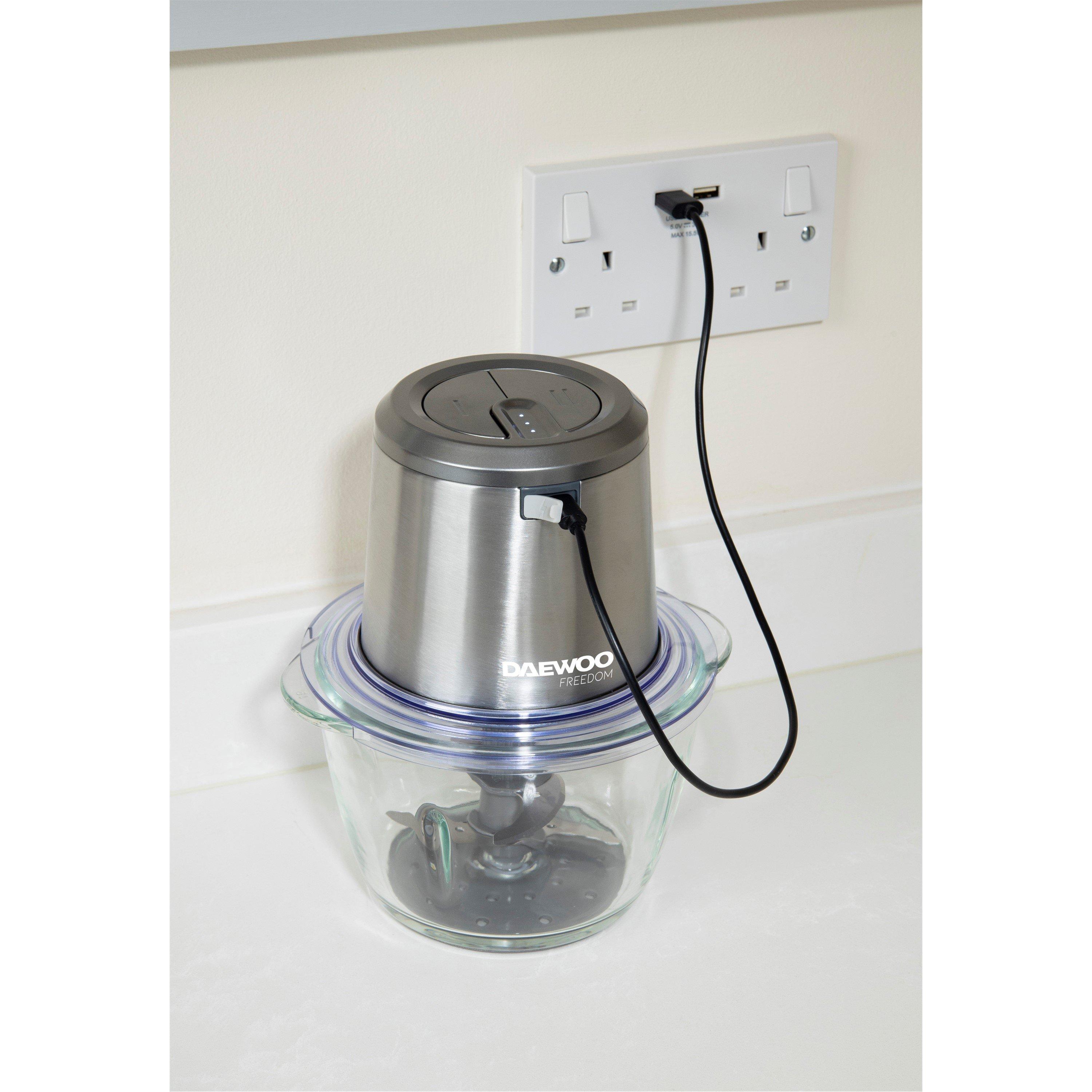 Black - Daewoo Electricals - CORDLESS PRO CHOPPER - 5