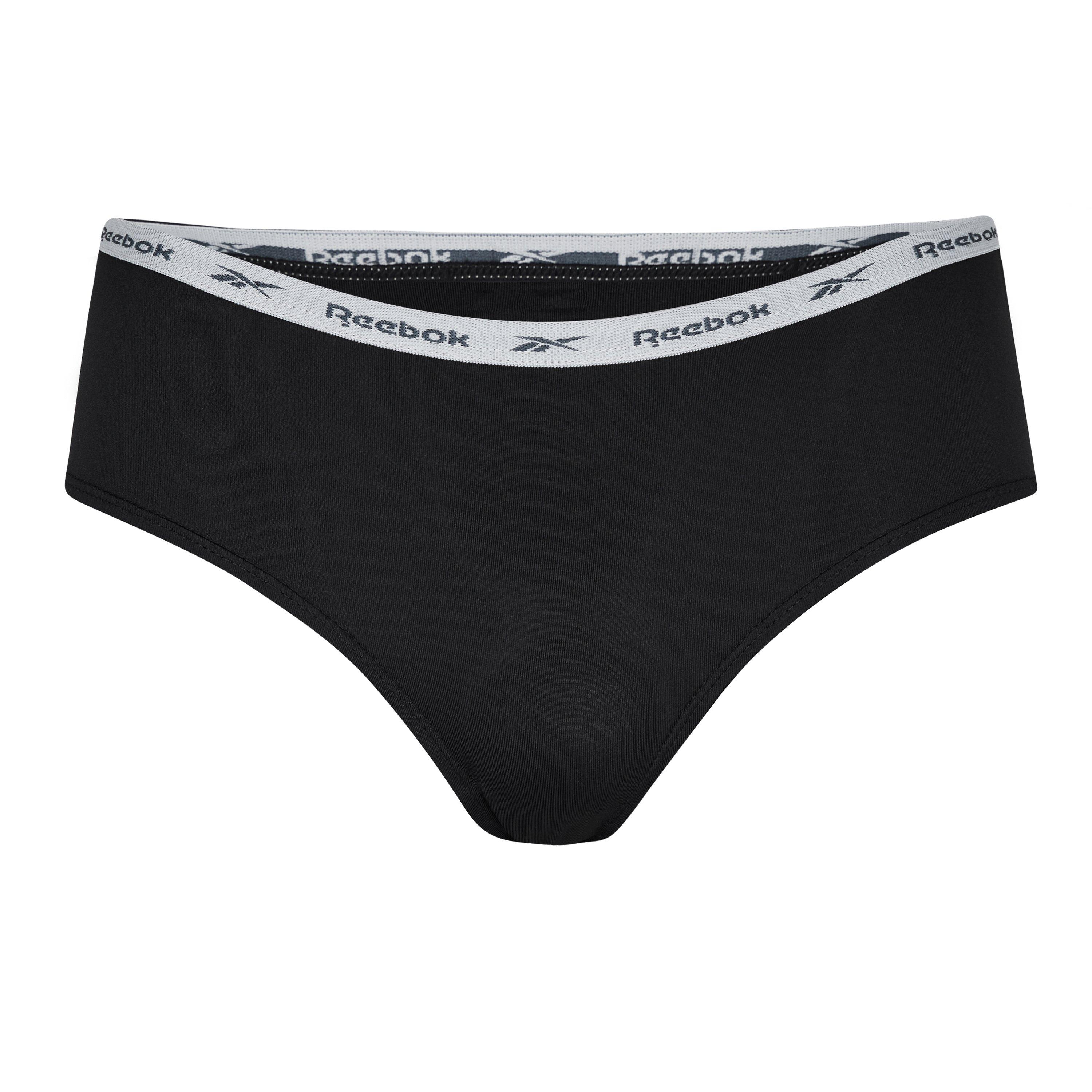 Black - Reebok - Women's Sports Hipster Briefs Underwear - 1