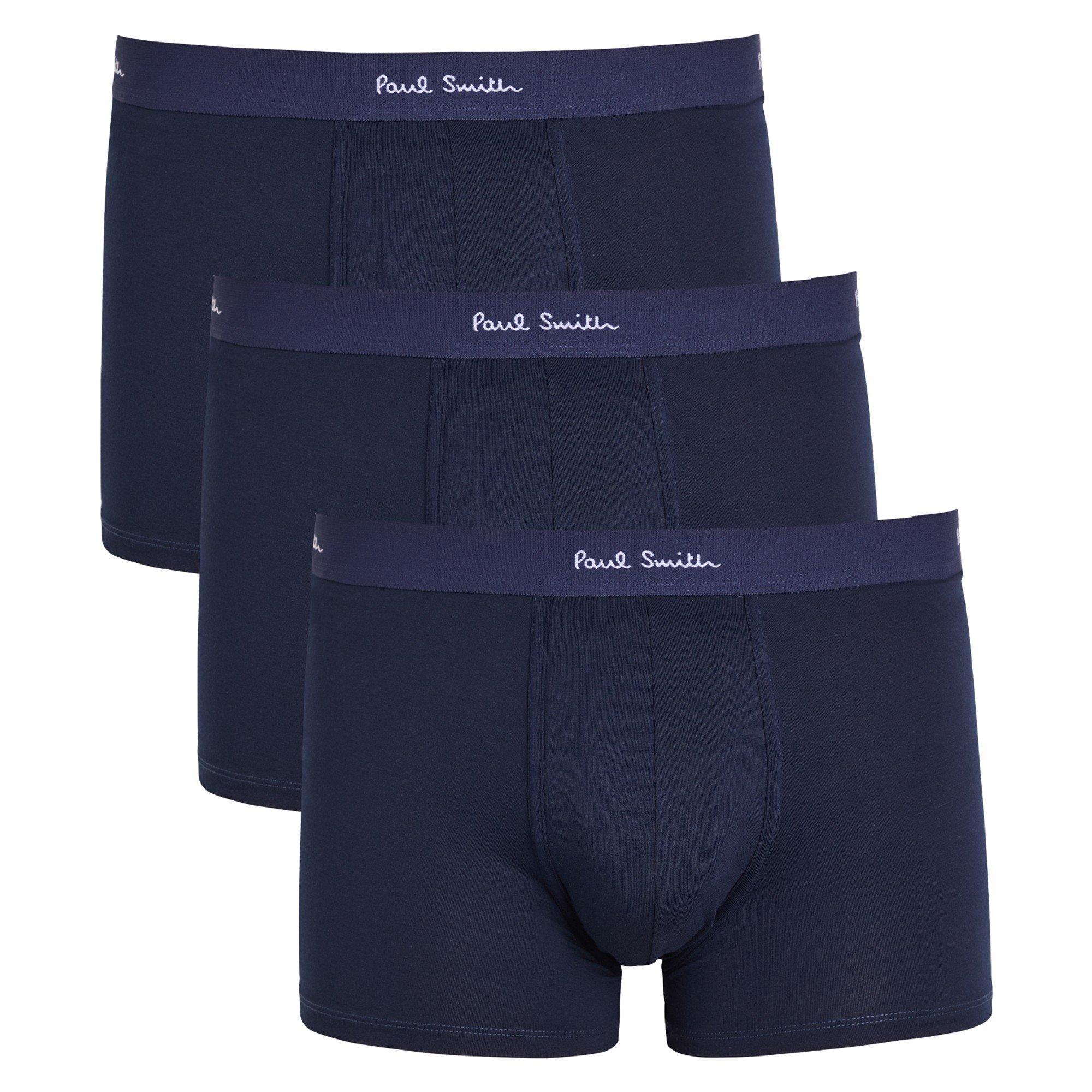 NAVY - Paul Smith - PS TRUNK 3PK PLAIN CO