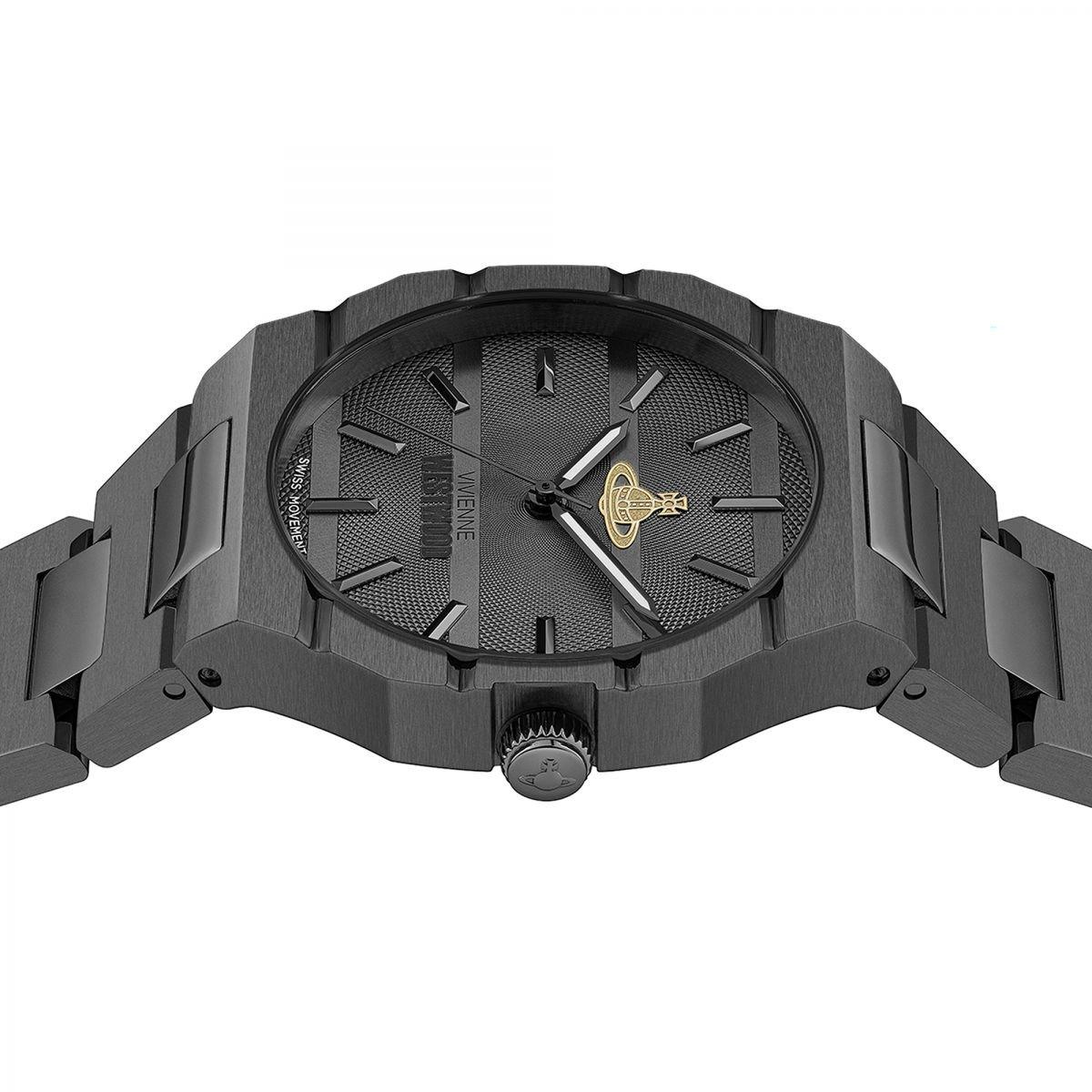 Black And Grey - Vivienne Westwood - The Bank Watch Vv294gygn - 2
