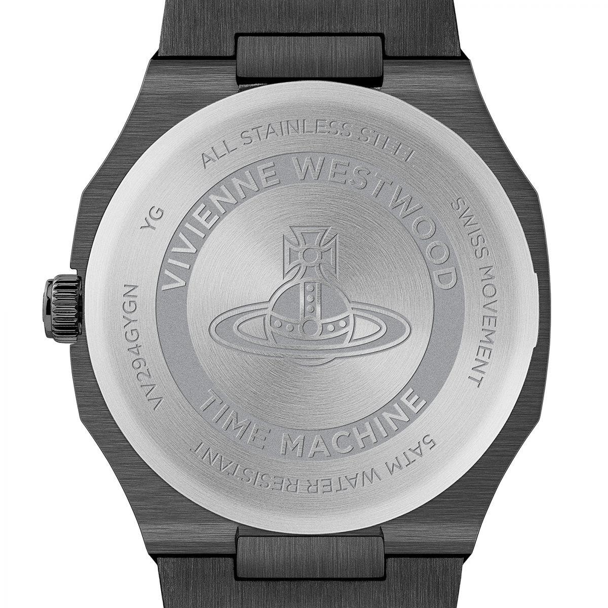 Black And Grey - Vivienne Westwood - The Bank Watch Vv294gygn - 5