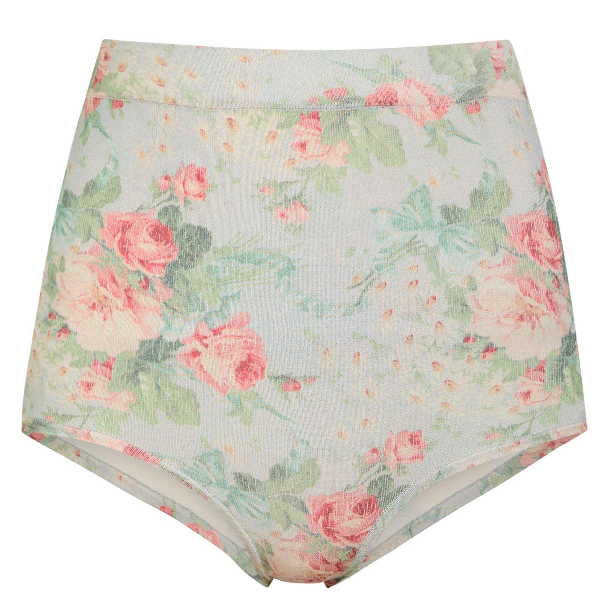 Simone Rocha FLORAL KNIT PANTS