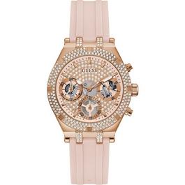 Guess Ladies Guess Heiress Pink Rose Gold Watch GW0407L3