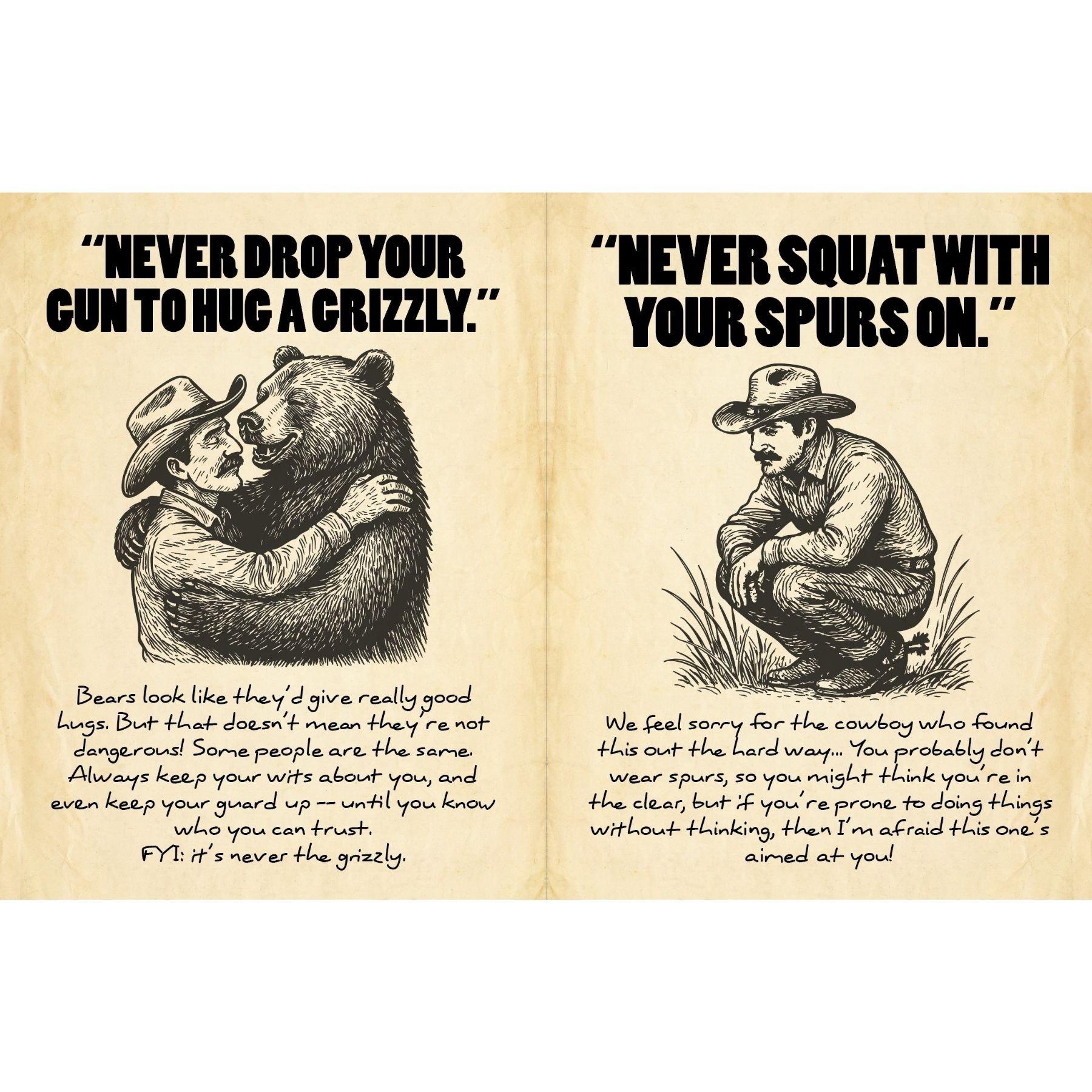 Multi - Boxer Gifts - Cowboy Wisdom Gift Book: Wild West Solutions - 5