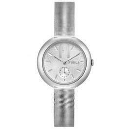 Furla Cosy Seconds Silver Mesh Watch WW00013005L1