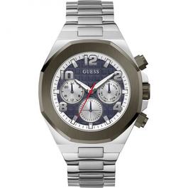 Guess Gents Guess Empire Silver Blue Watch GW0489G1