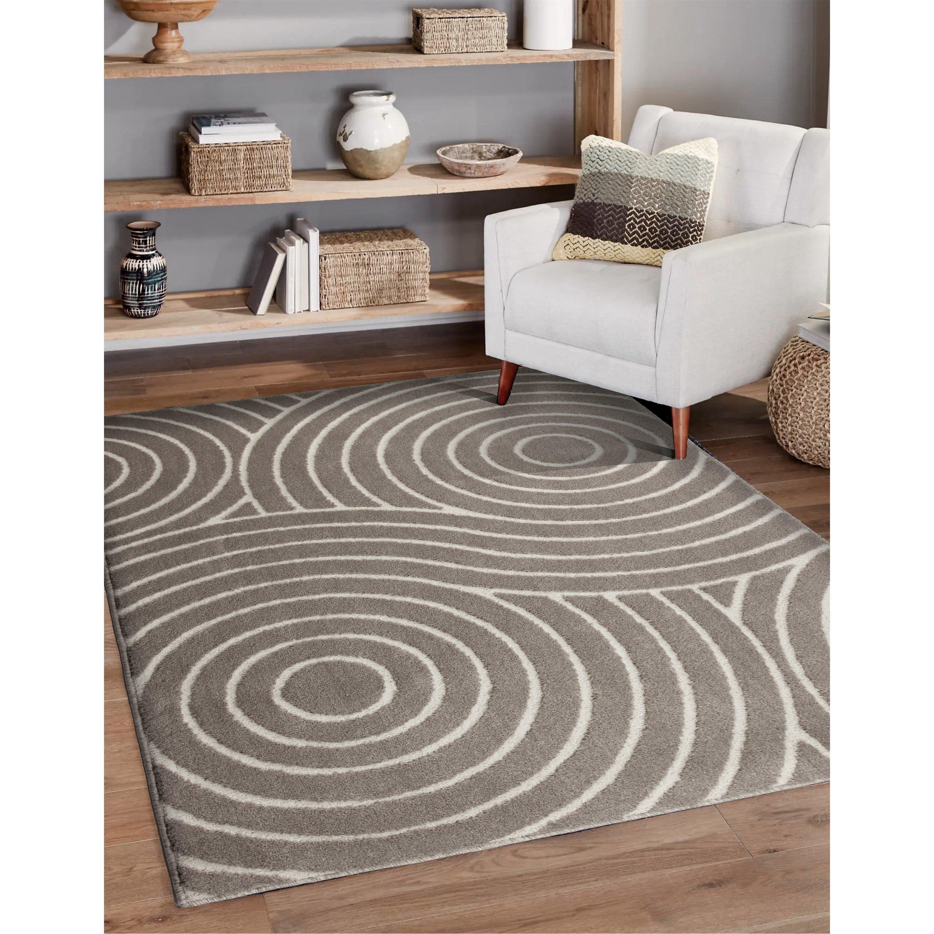 Neutral - Arthouse - Rhythm Sculpt Natural 160 x 230cm Rug - 6