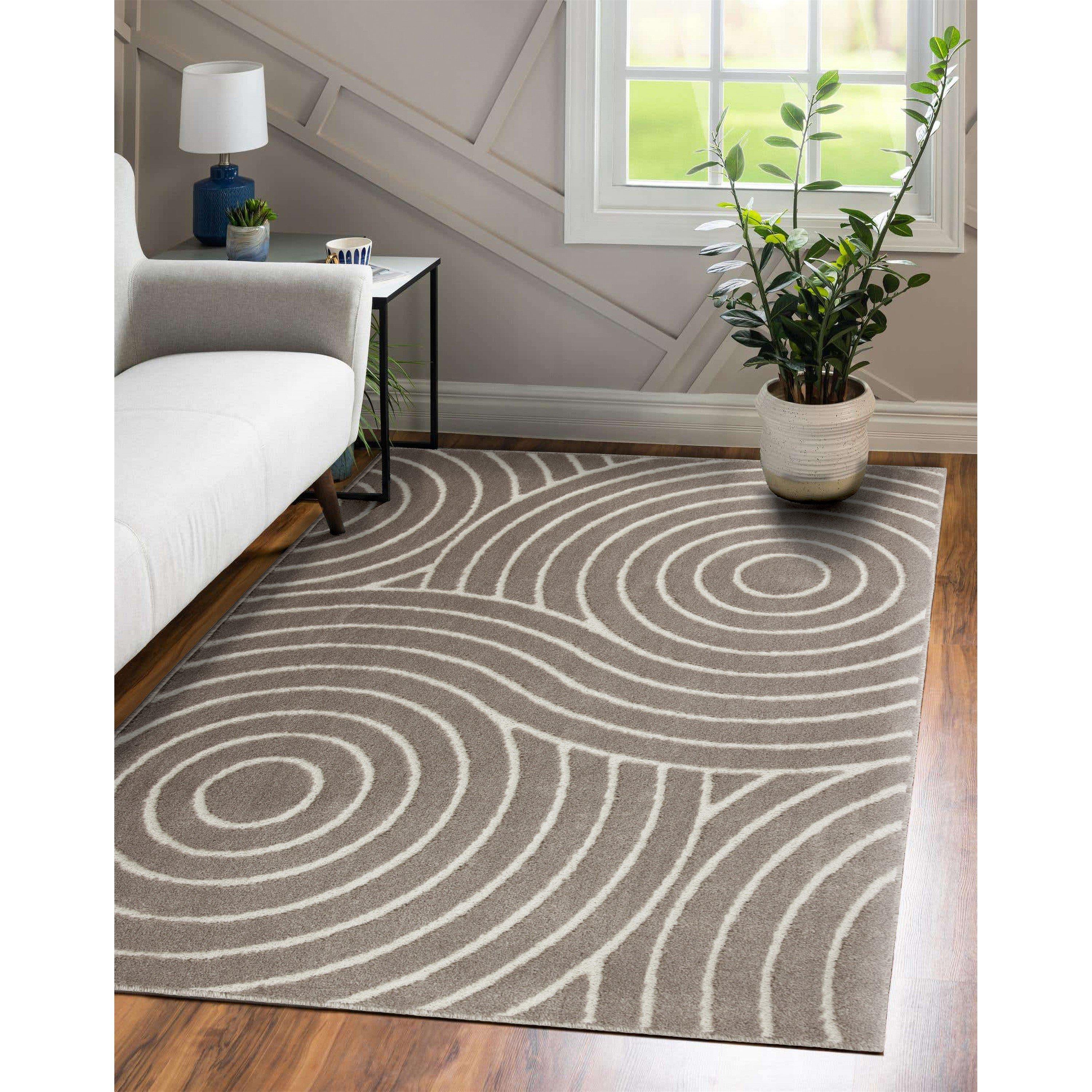 Neutral - Arthouse - Rhythm Sculpt Natural 160 x 230cm Rug - 7