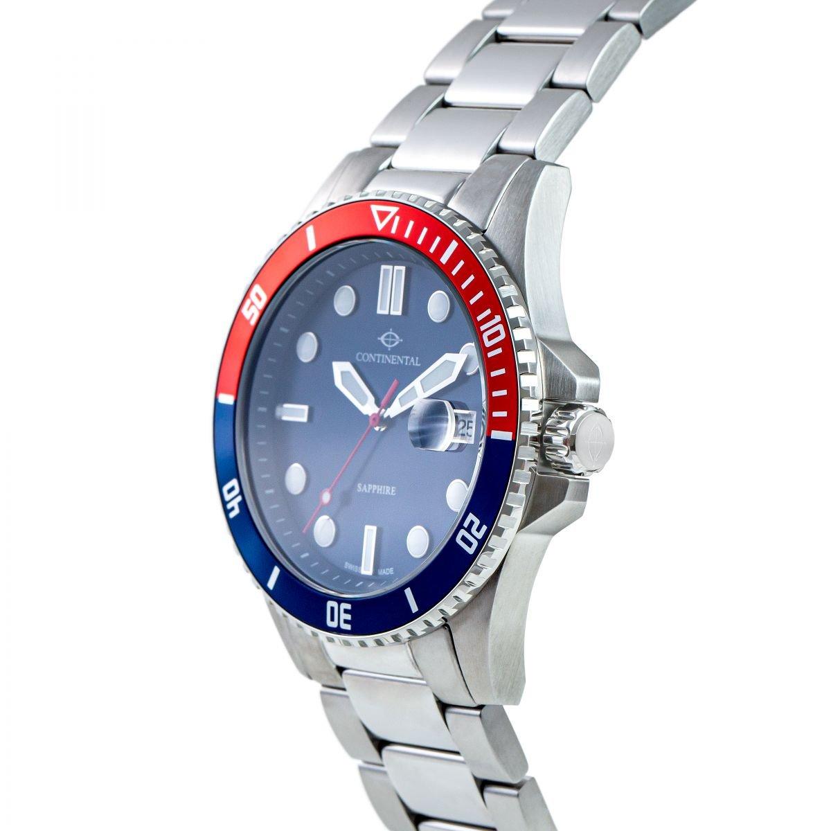 Plateado y Azul - Continental - Continental Sports Watch - 3