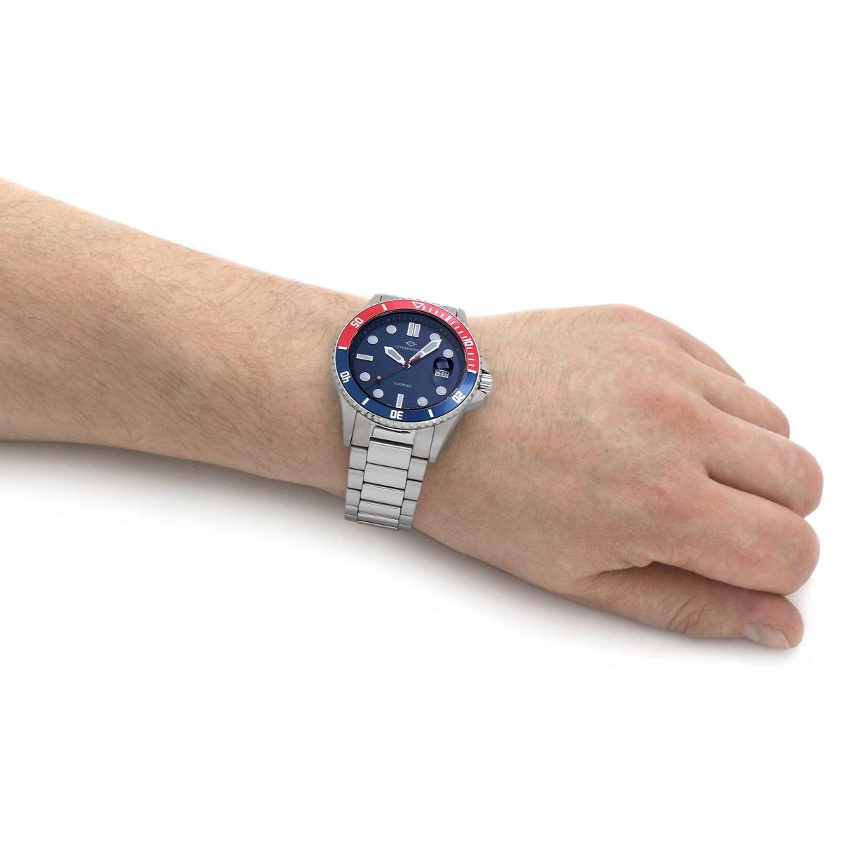 Plateado y Azul - Continental - Continental Sports Watch - 4