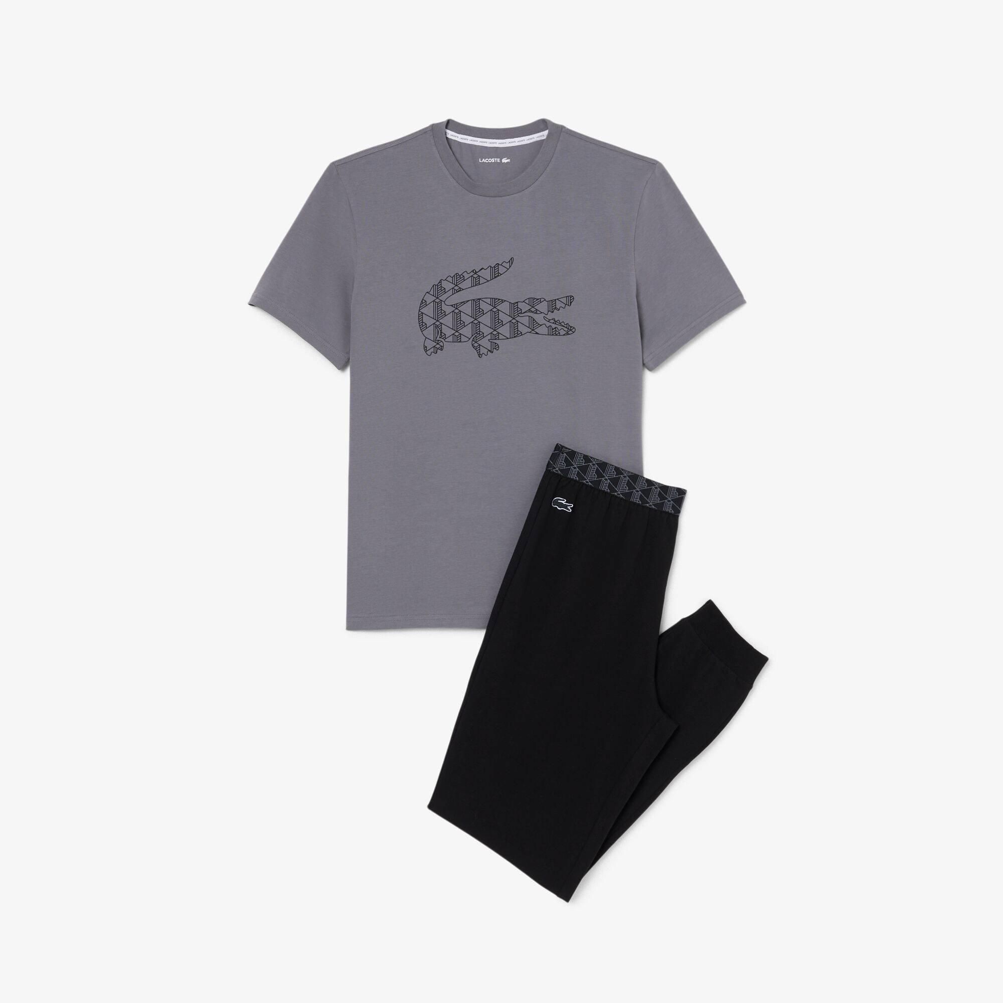 Gry/Blk 6ZW - Lacoste - Lacoste Pzzle CrocSt Sn64 - 1