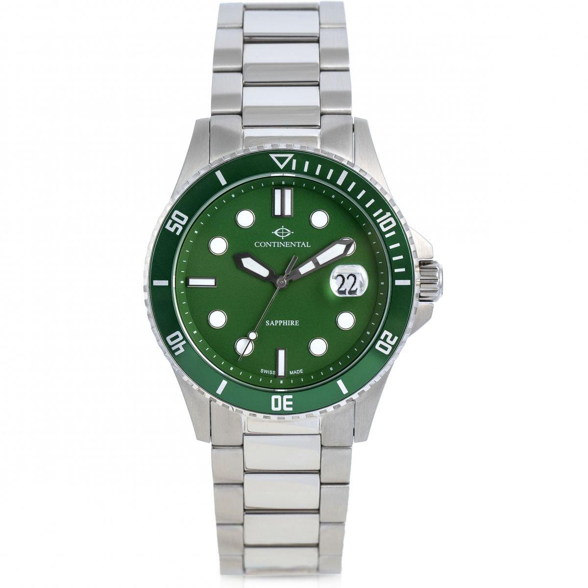 Silver And Gree - Continental - Mens Continental Sports Watch - 1