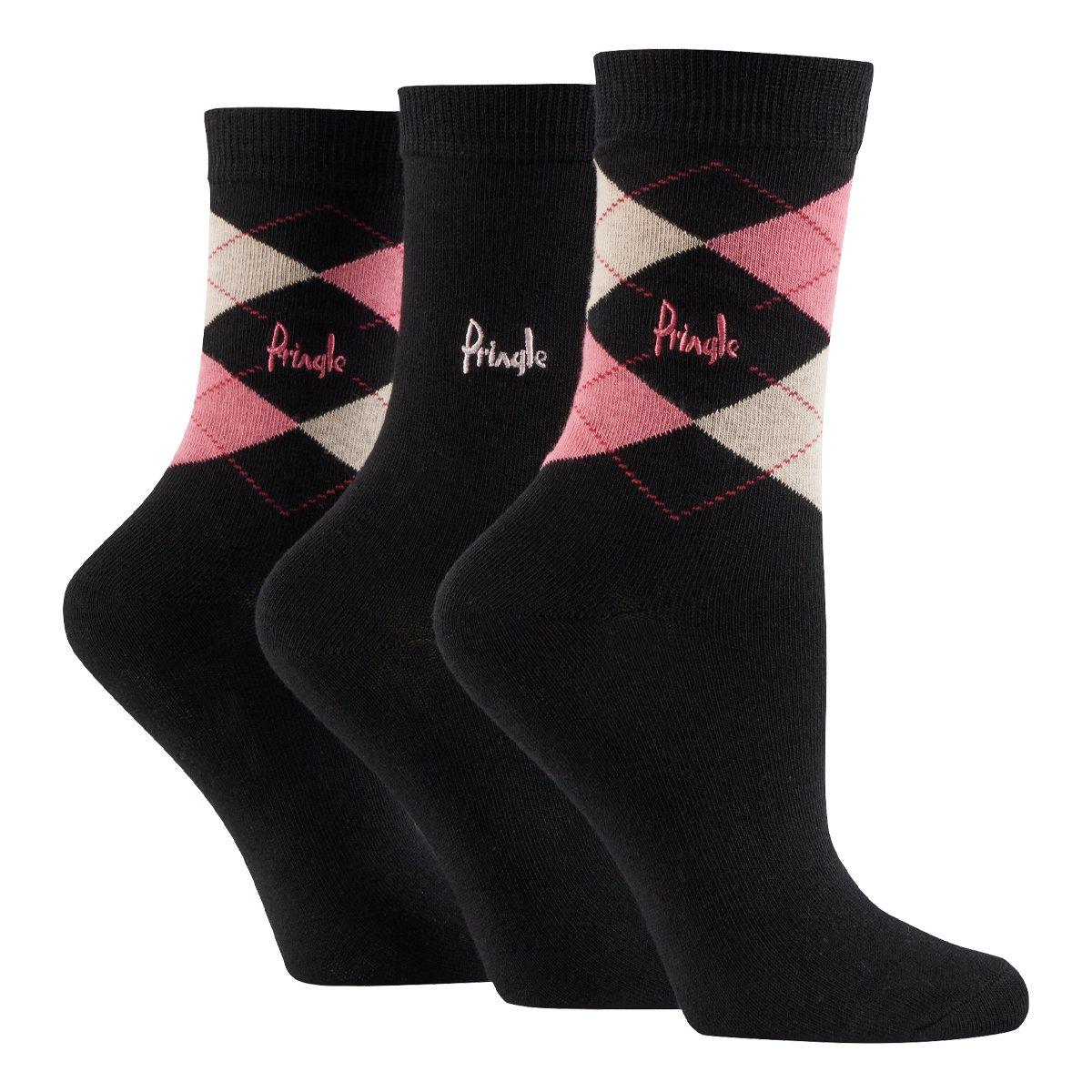 Preto - Pringle - 3 Pack Socks - 4
