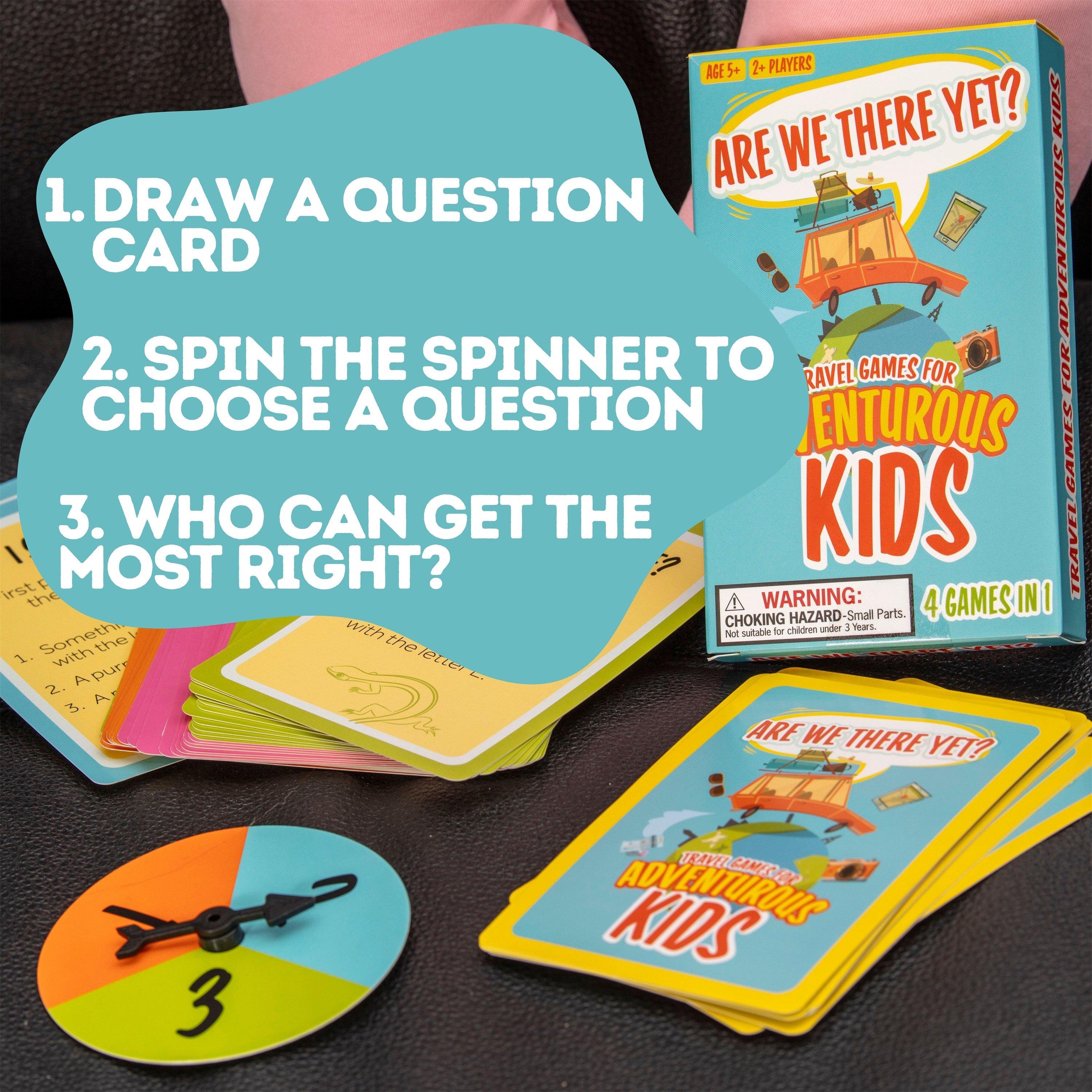 Multi - Boxer Gifts - Are We There Yet? Family Travel Game - 4 in 1 Game - 3