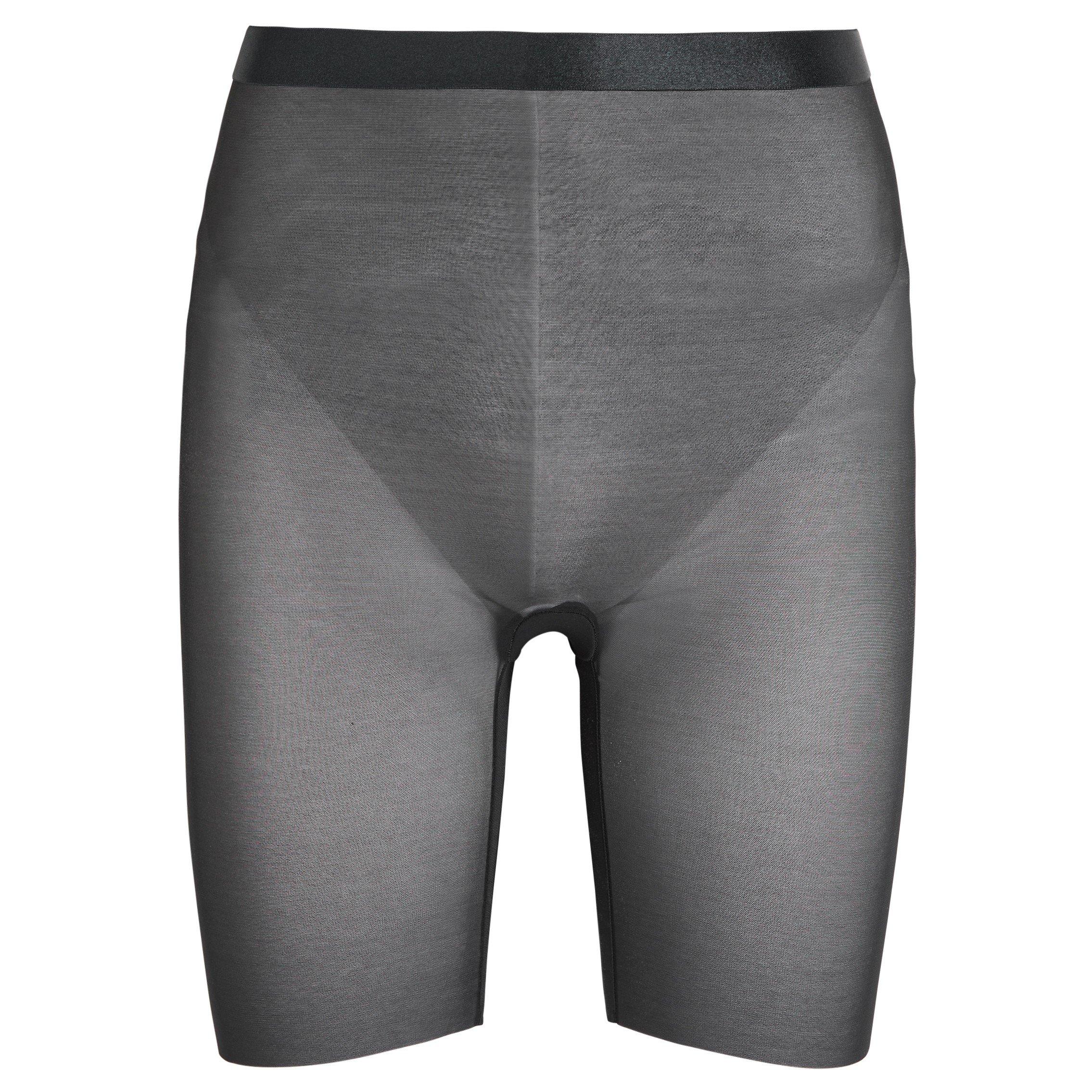 BLACK - Spanx - S SHEER SMOOTHING MID THIGH