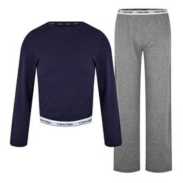 Calvin Klein Long sleeved shirt and pyjama trouser set  Junior