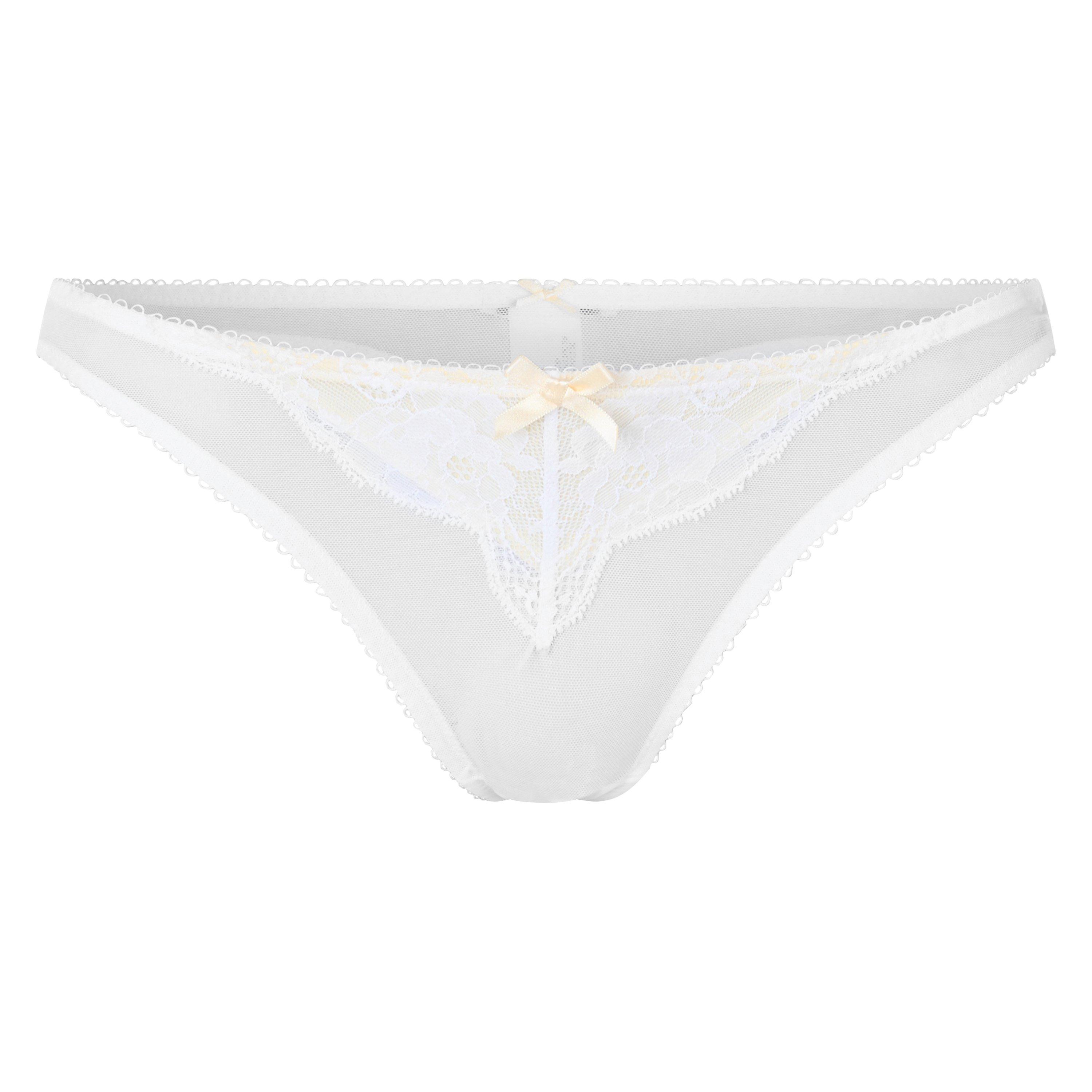 WHITE AND OTHER - Elle MacPherson - GENTLE JADE THONG - 1