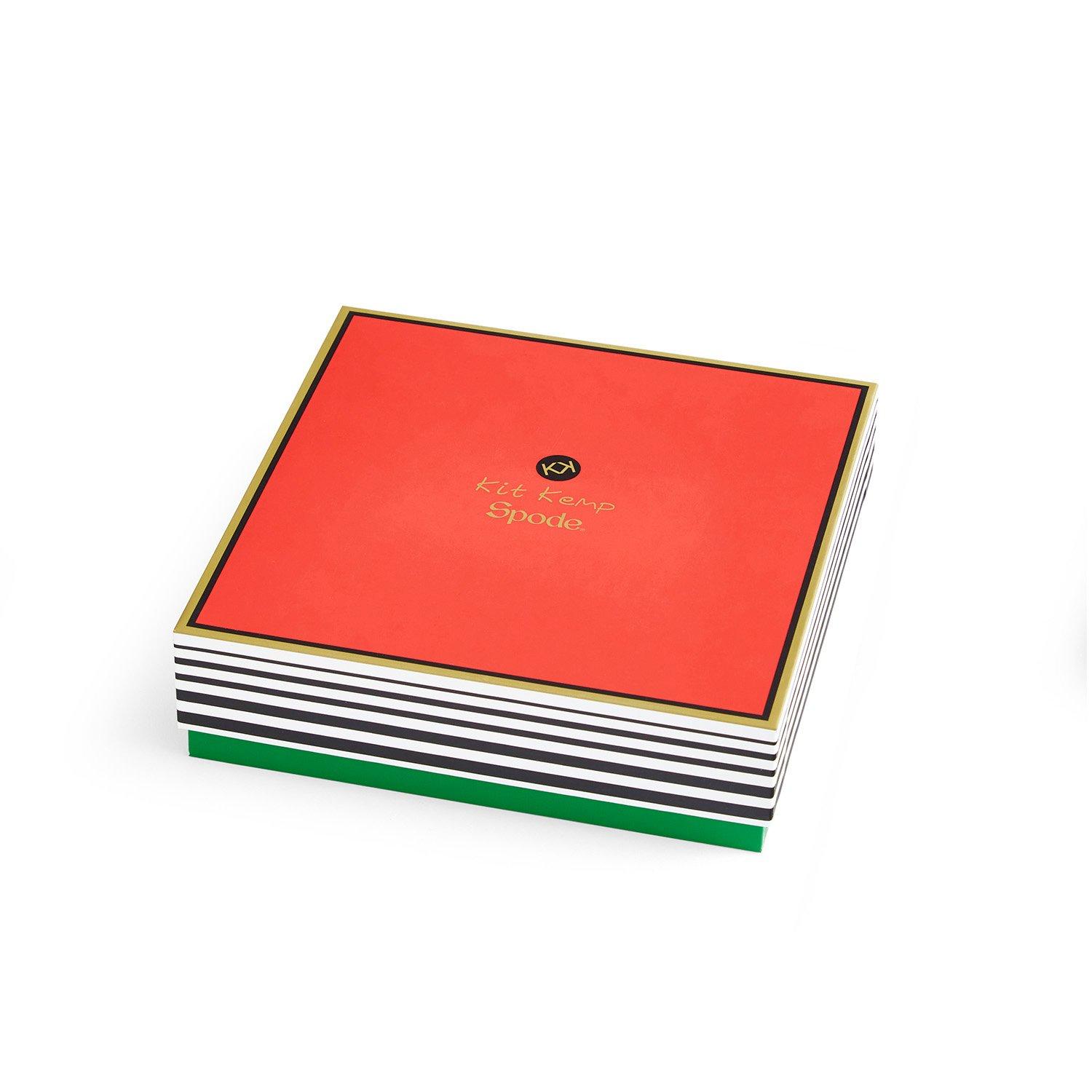 Multi - Spode Kit Kemp - Kit Kemp Doodles Christmas Tidbit Plates - 2