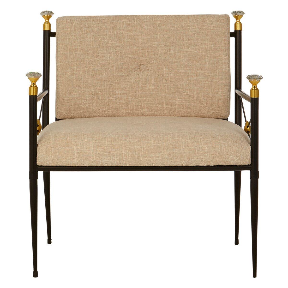 Interiors By Premier  Monroe Lounge Chair - Black