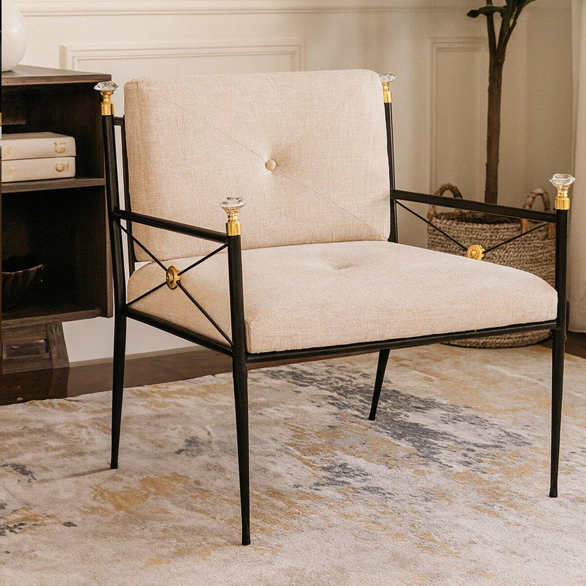 Black - Interiors by Premier - Monroe Lounge Chair - 5