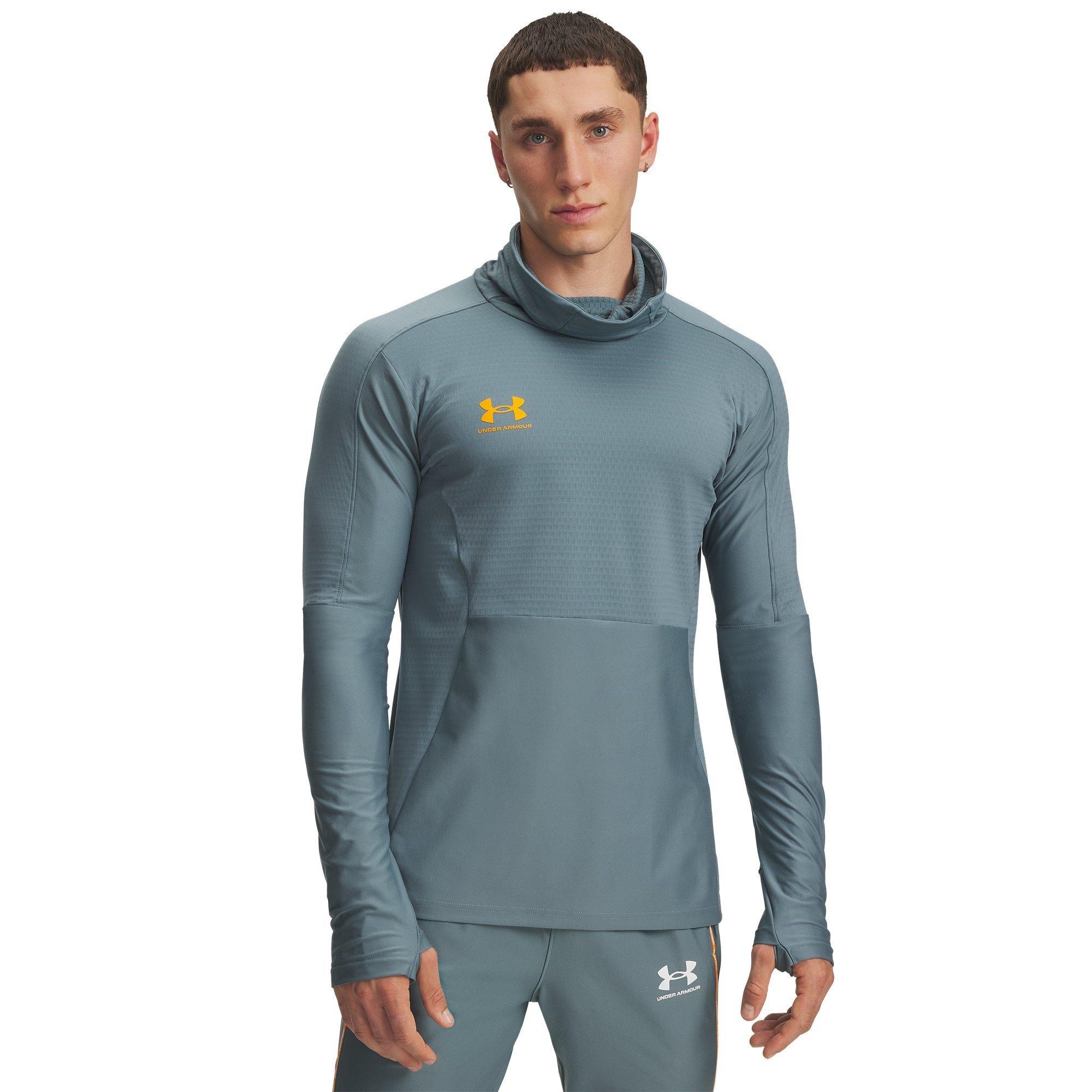 Under Armour Men's Challenger Pro Long-Sleeve Baselayer Top - Jasper Blue - 2XL