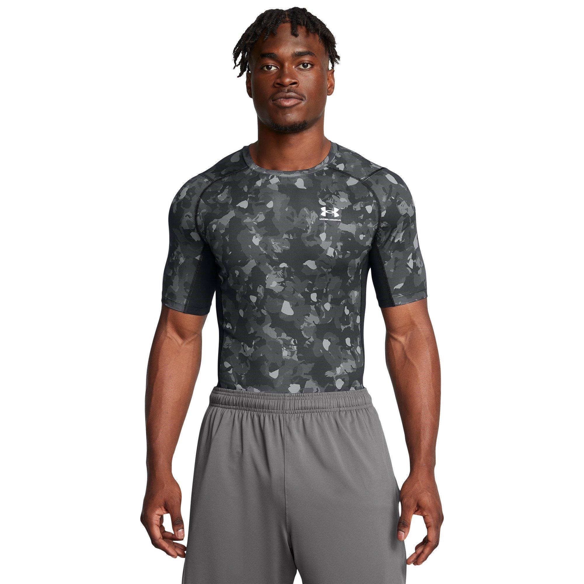 Zwart/Wit - Under Armour - HeatGear® Printed Short Sleeve Mens - 2