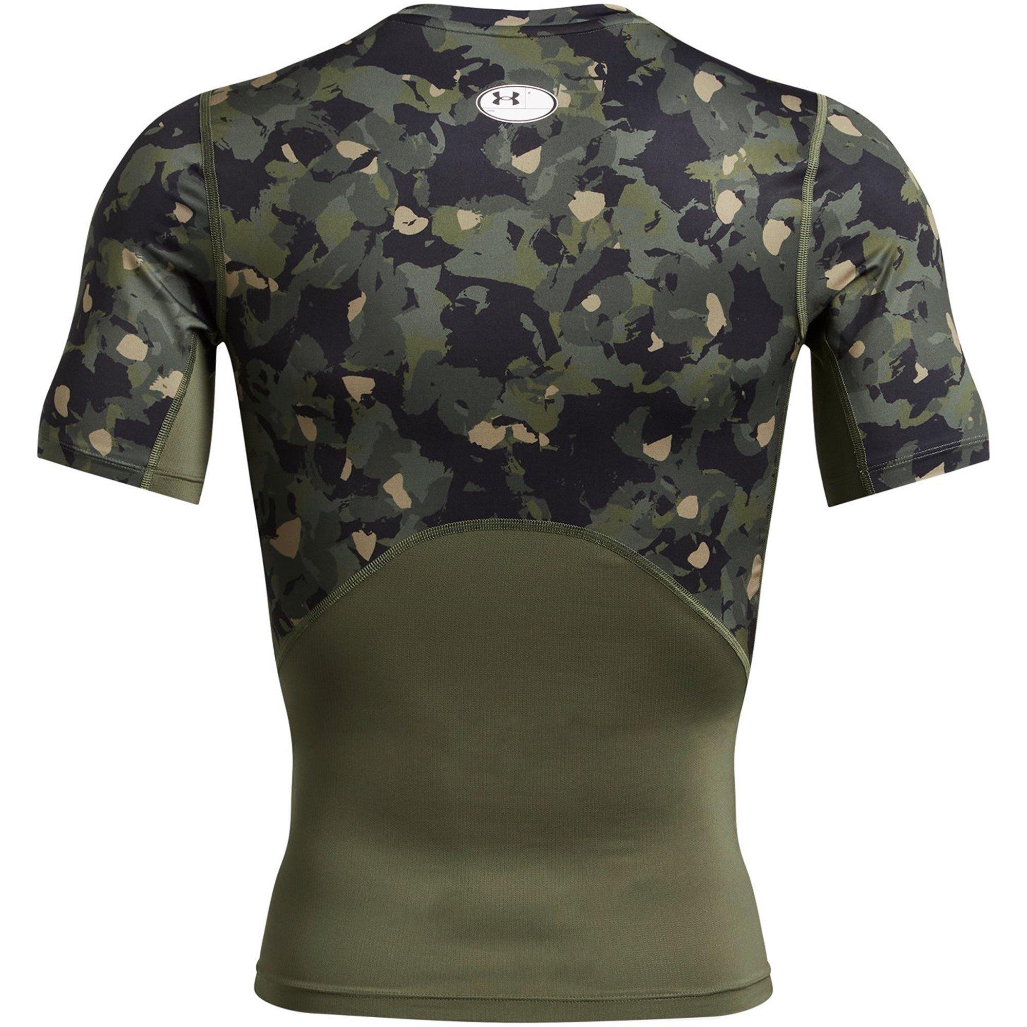 Marine OD Grn - Under Armour - HeatGear® Printed Short Sleeve Mens - 4