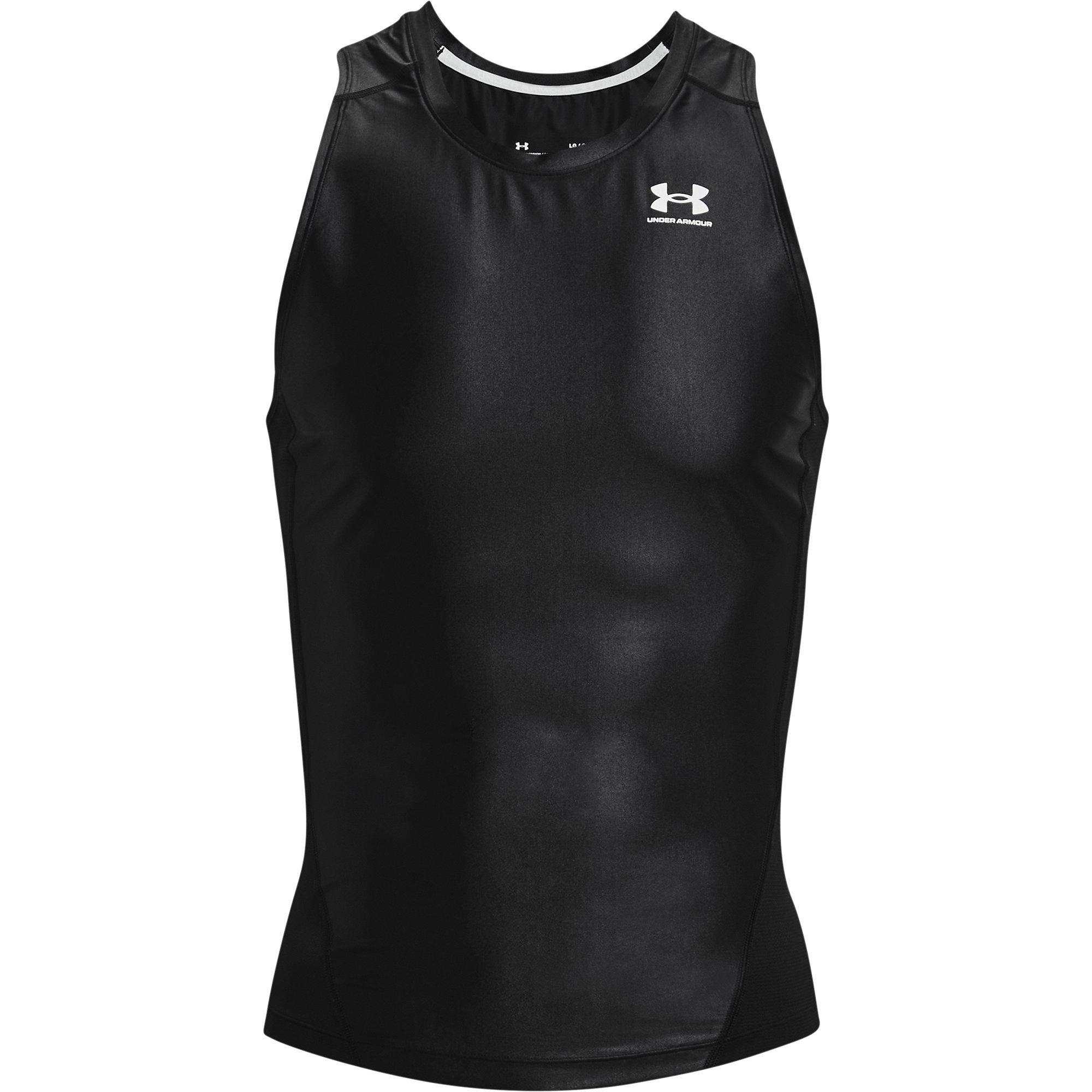 Negro/Blanco - Under Armour - Men's Isochill Tank Baselayer Top - 1