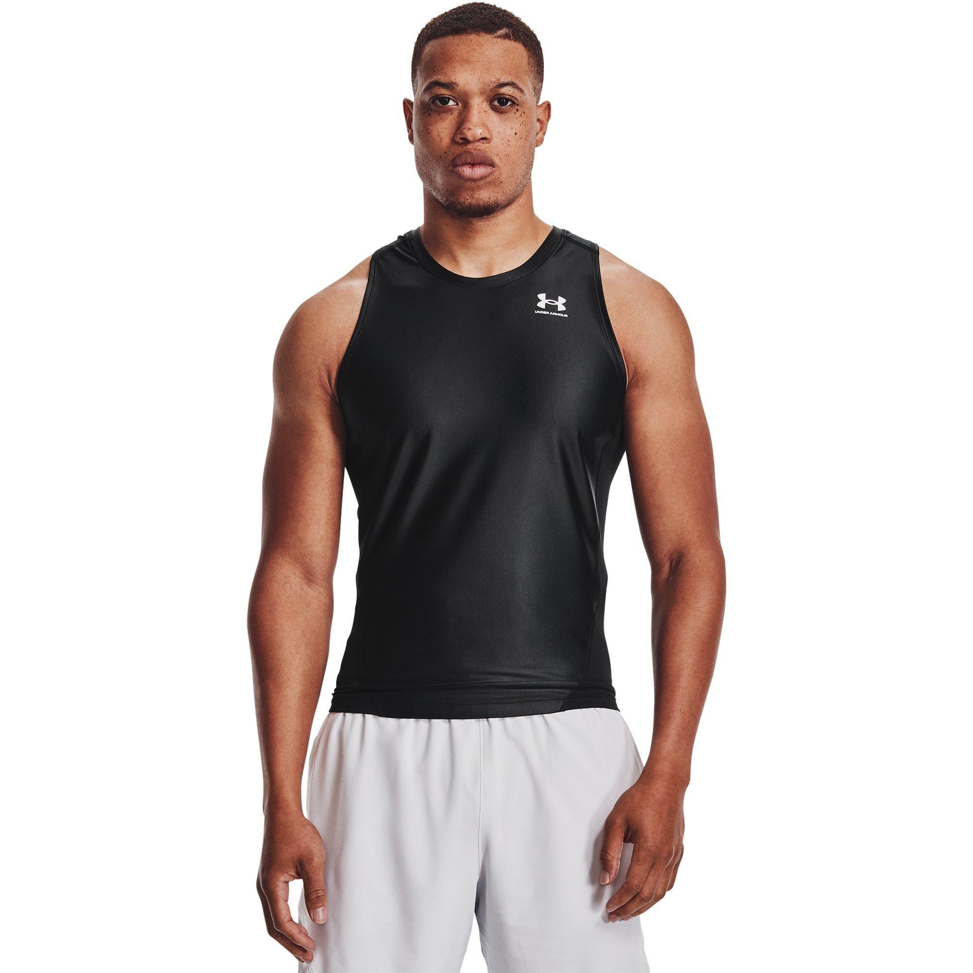 Zwart/Wit - Under Armour - Isochill Tank Baselayer Top - 3