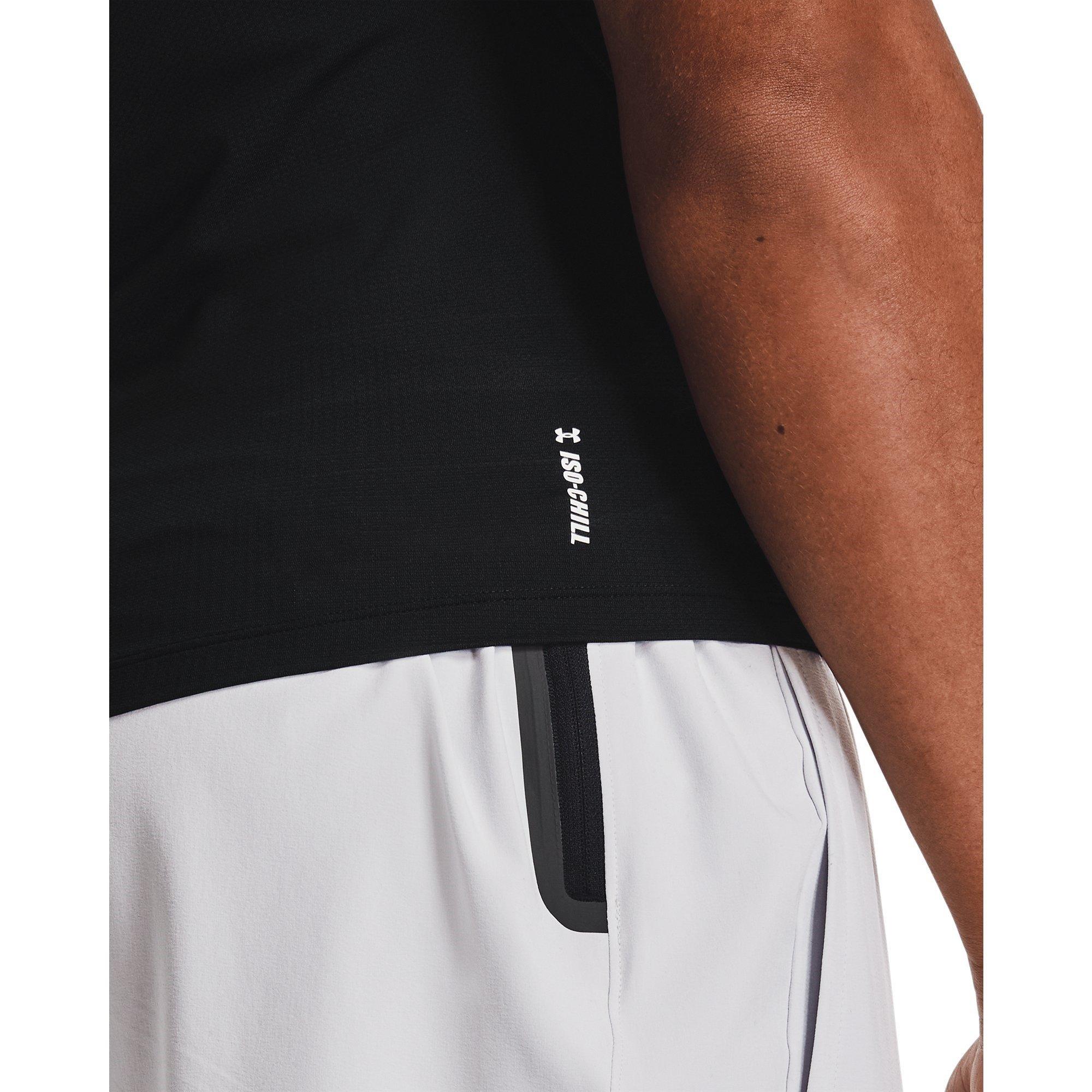 Zwart/Wit - Under Armour - Isochill Tank Baselayer Top - 5