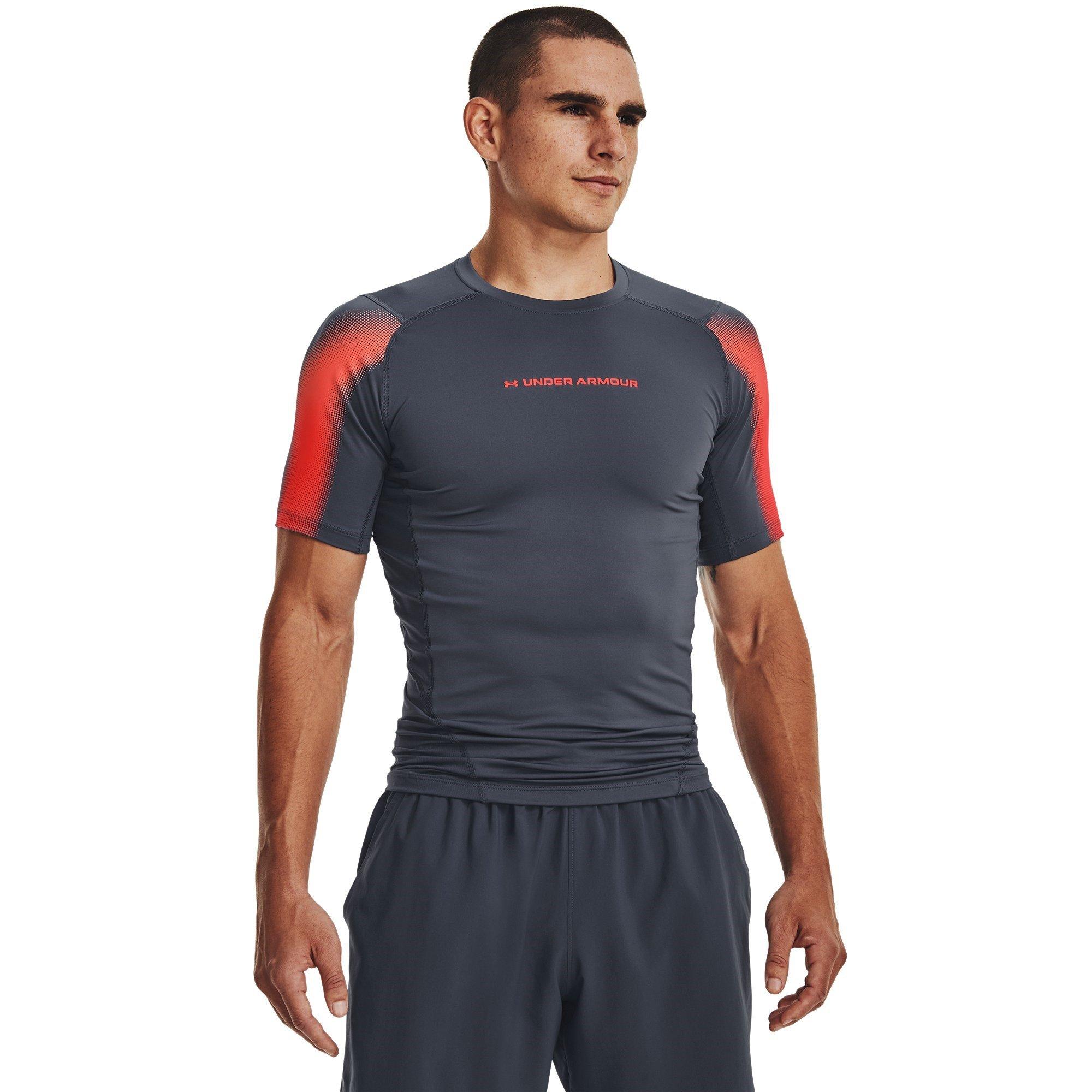 Downpour Grey - Under Armour - Men's Short-Sleeve Baselayer Top - 2