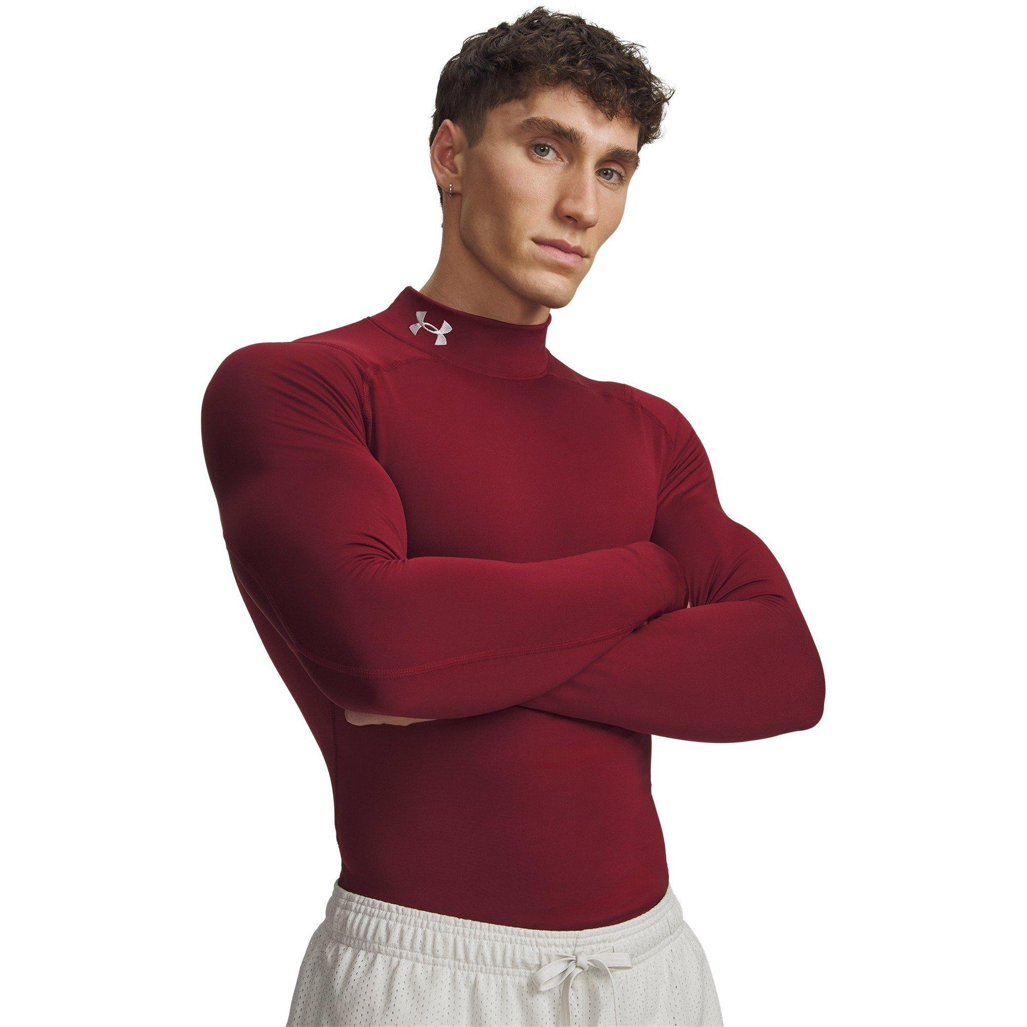 Red - Under Armour - ColdGear® Armour Compression Training Top Mens - 3