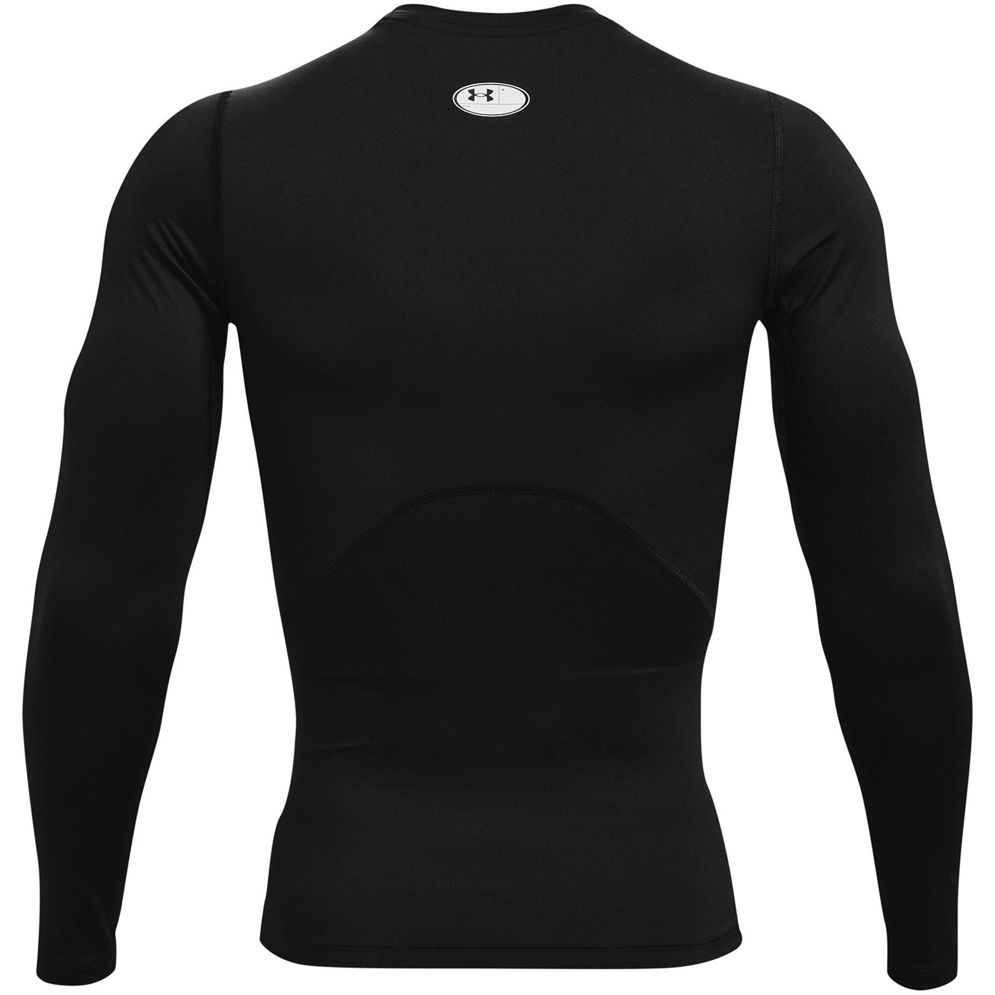 Black/White - Under Armour - Under Heat Gear Mens Base Layer Top - 2