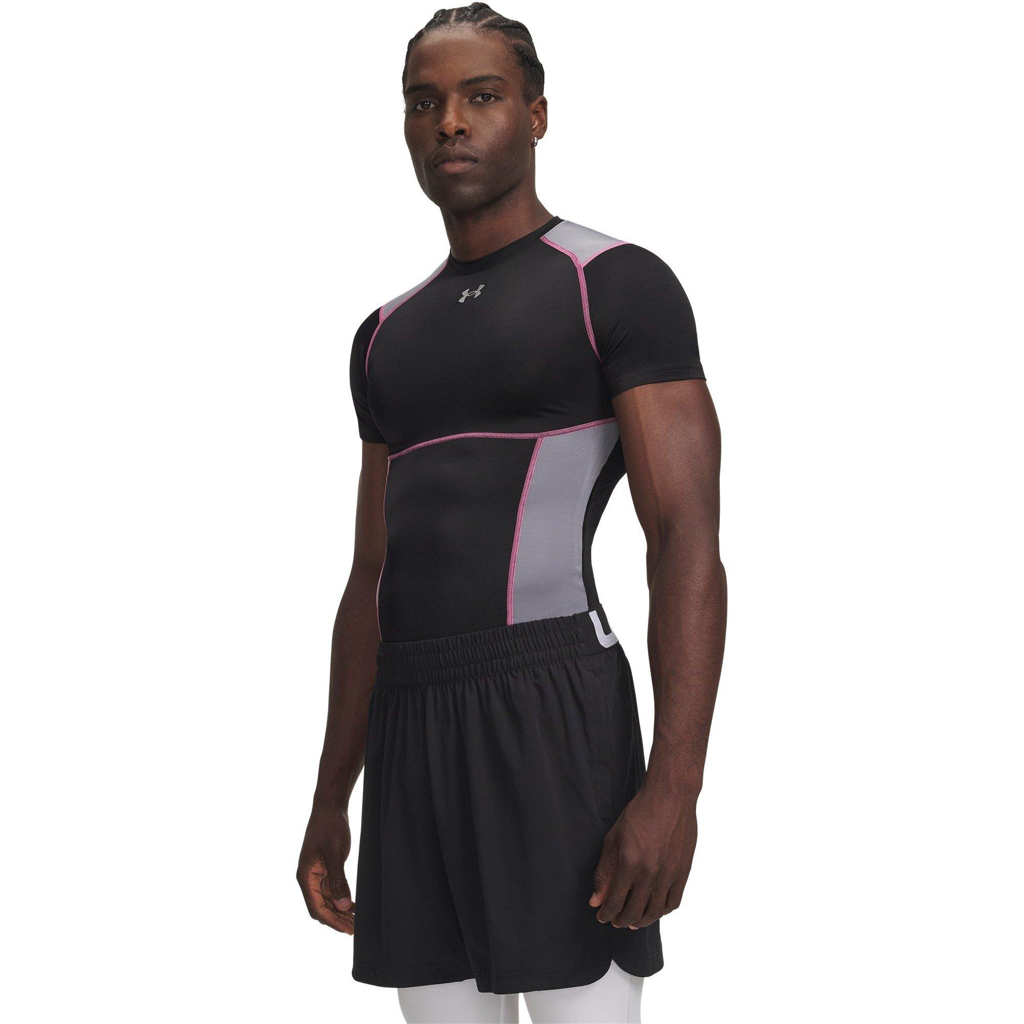 Under Armour Men's Baselayer Top - Black / Gray - M