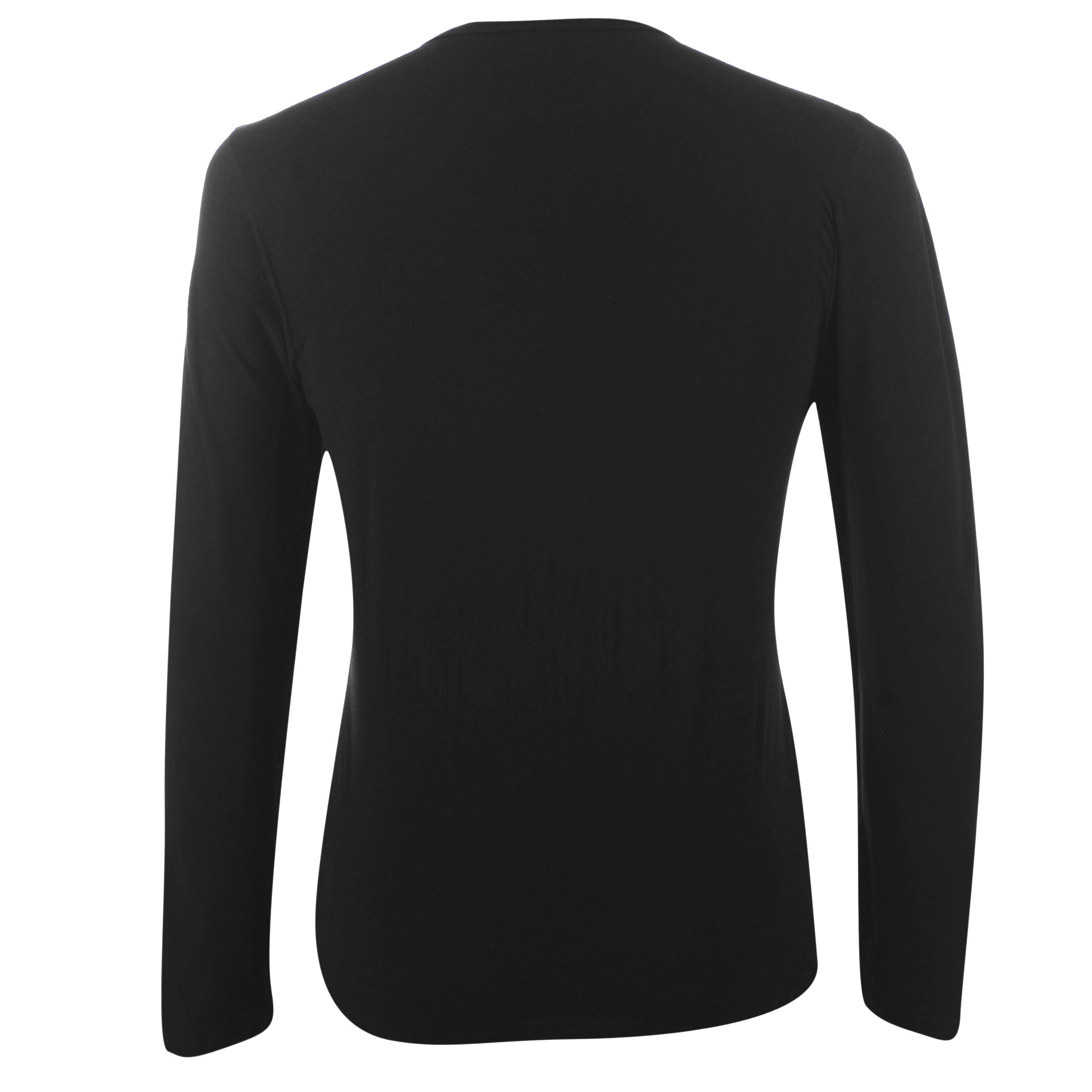 Noir - Lonsdale - Long Sleeve T Shirt Mens - 2
