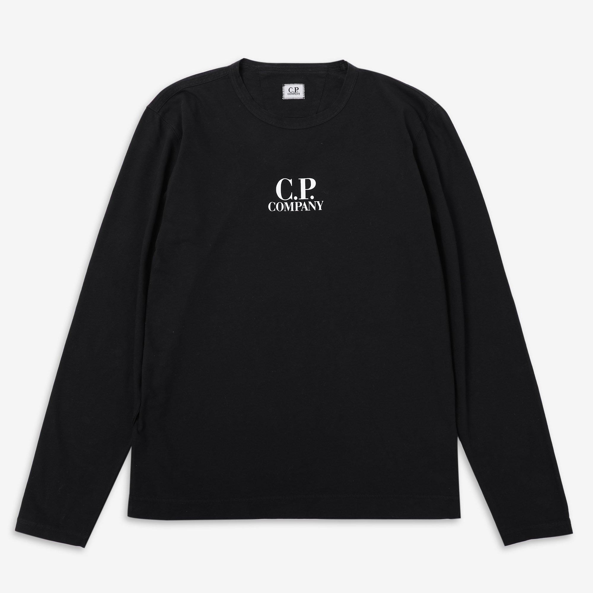 CP Company | Long Sleeve Brushed Mens T Shirt | Long Sleeve T-Shirts ...