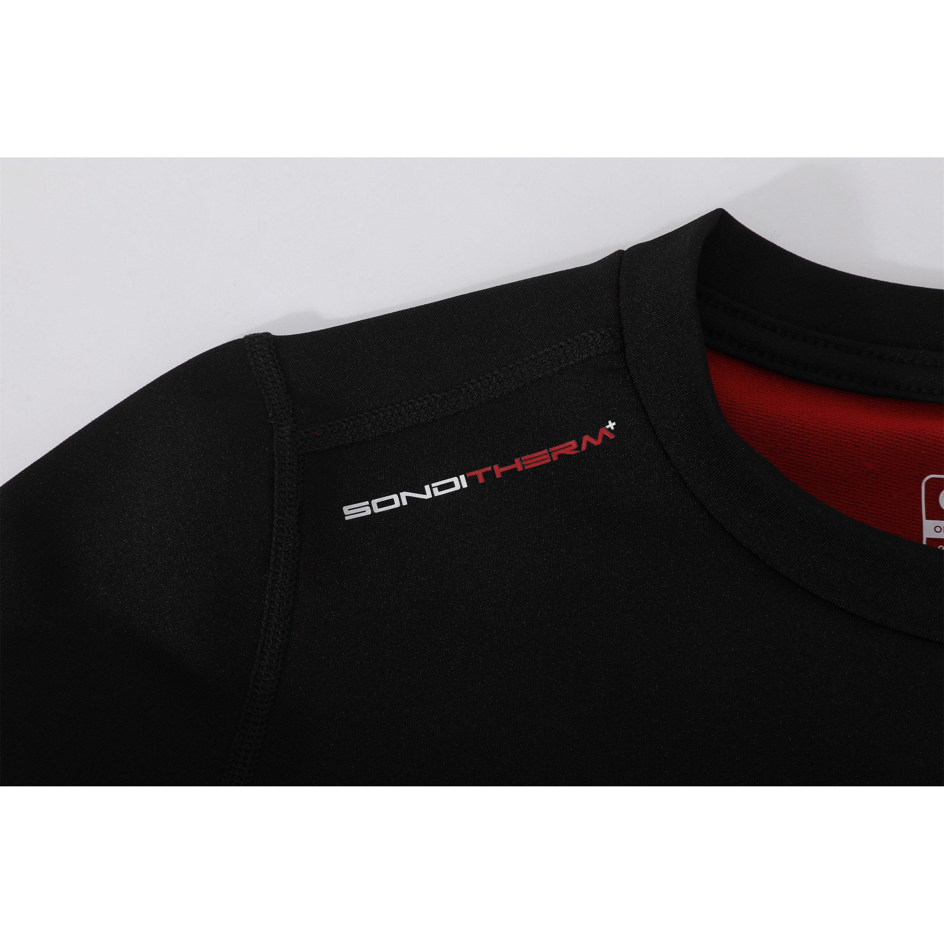 Black - Sondico - S Therm Mock Collar Top Junior Boys - 7