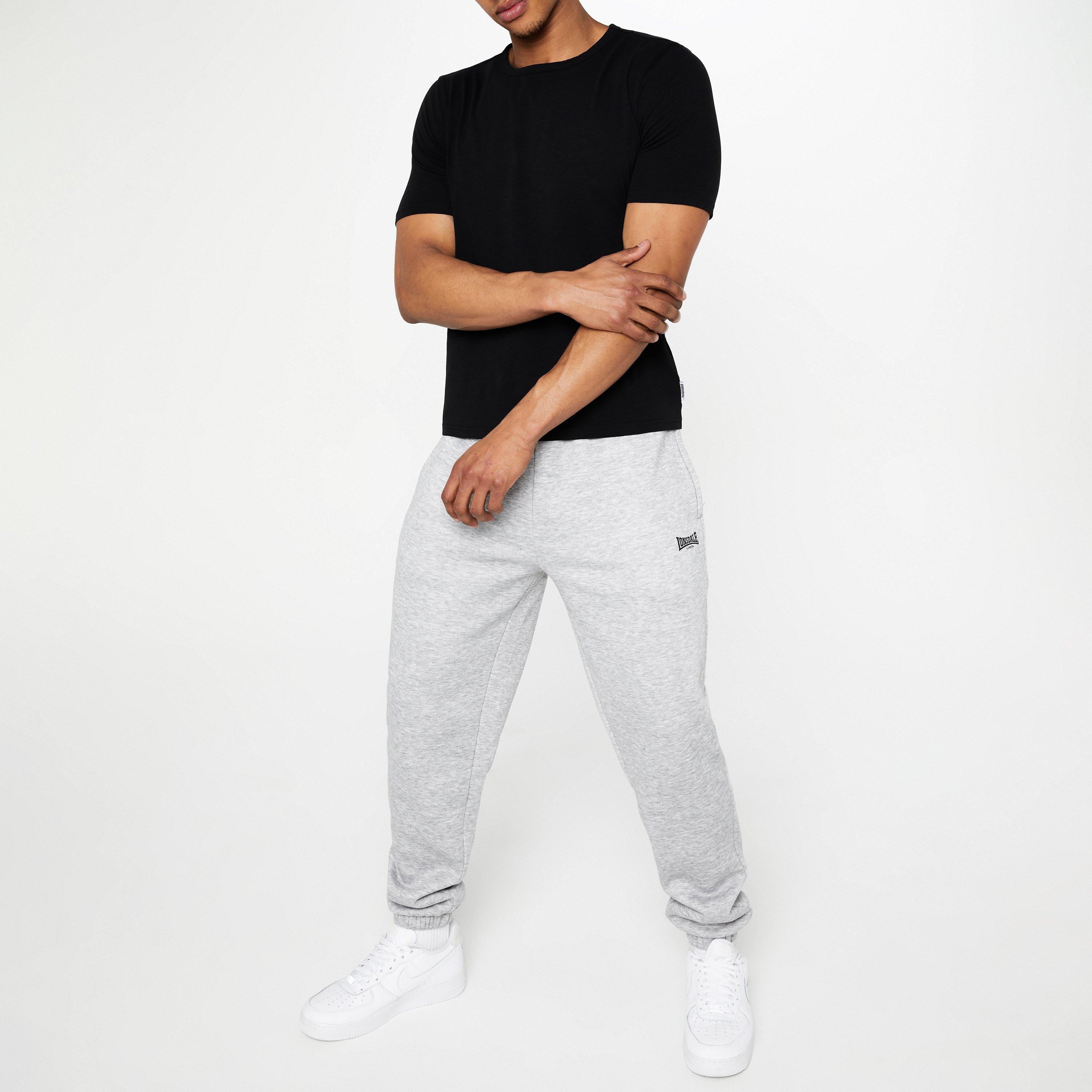 Black - Lonsdale - Single T Shirt Mens - 3