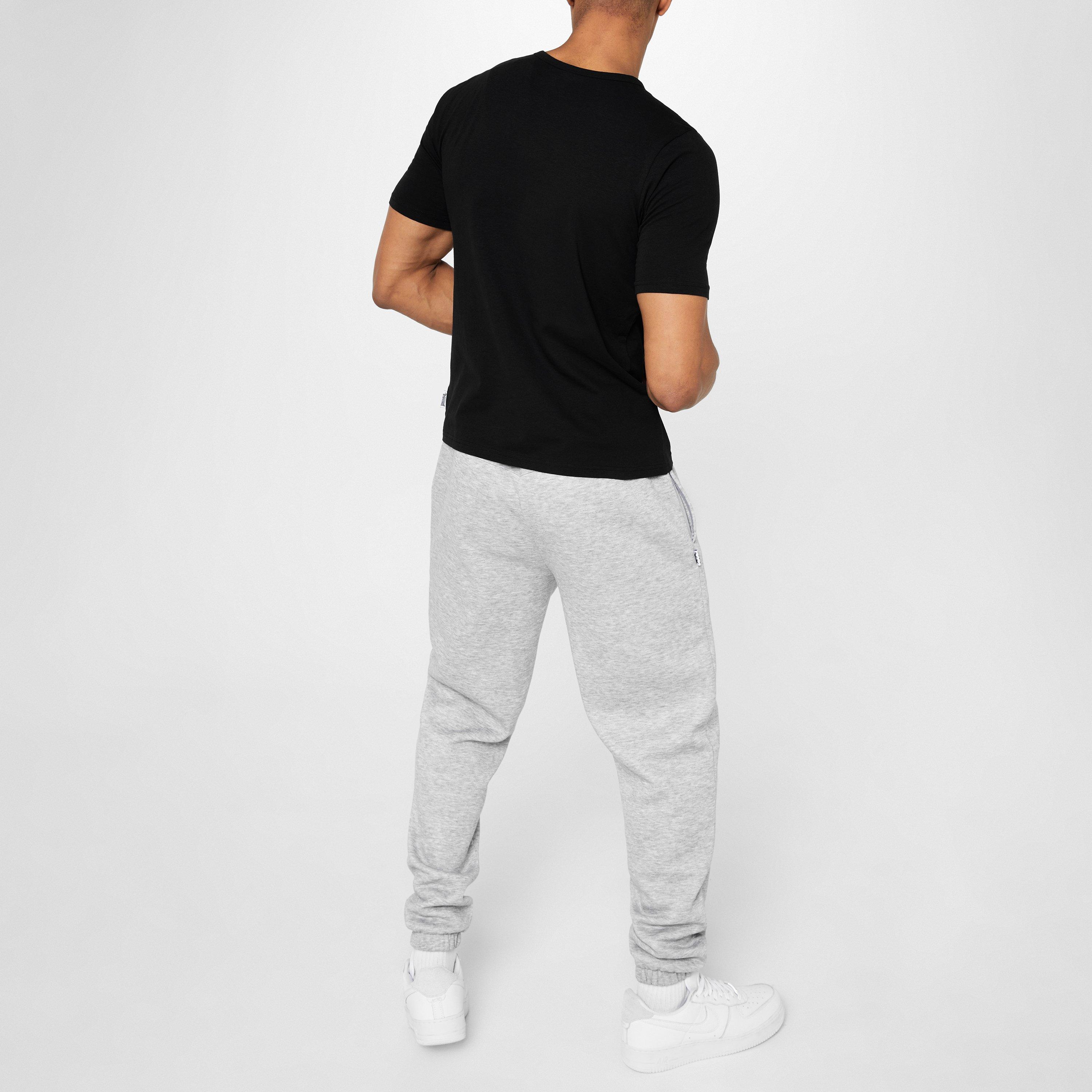 Black - Lonsdale - Single T Shirt Mens - 4