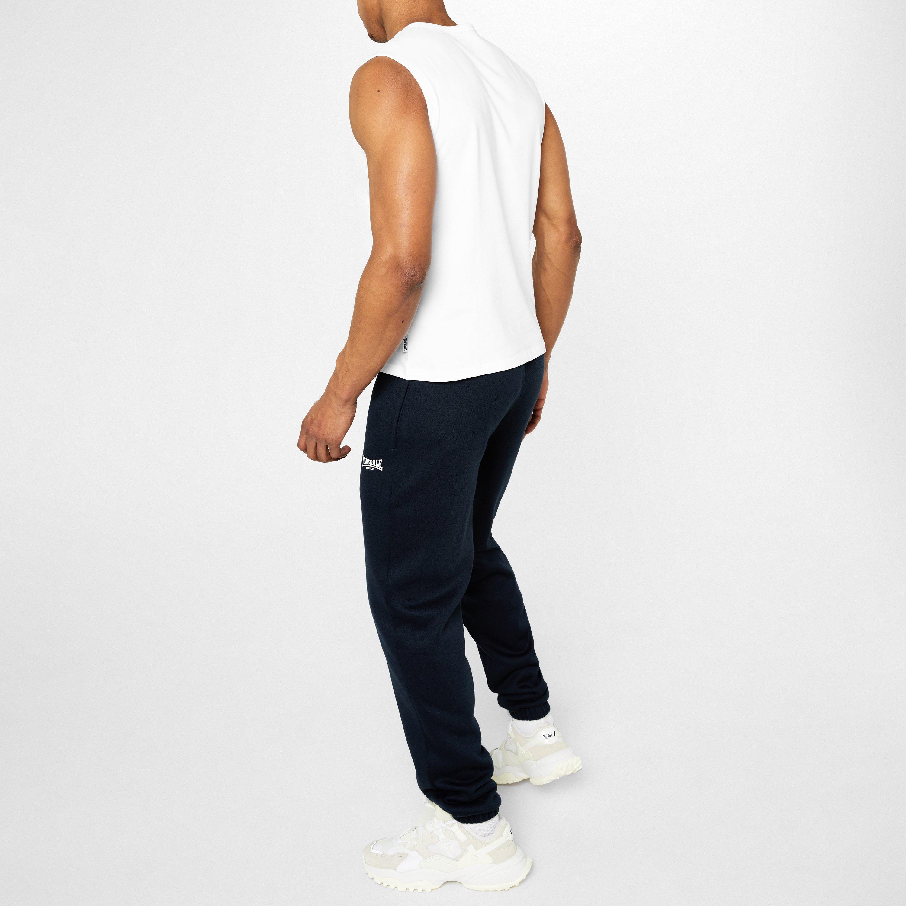 Bijela - Lonsdale - Sleeveless T-Shirt Mens - 4