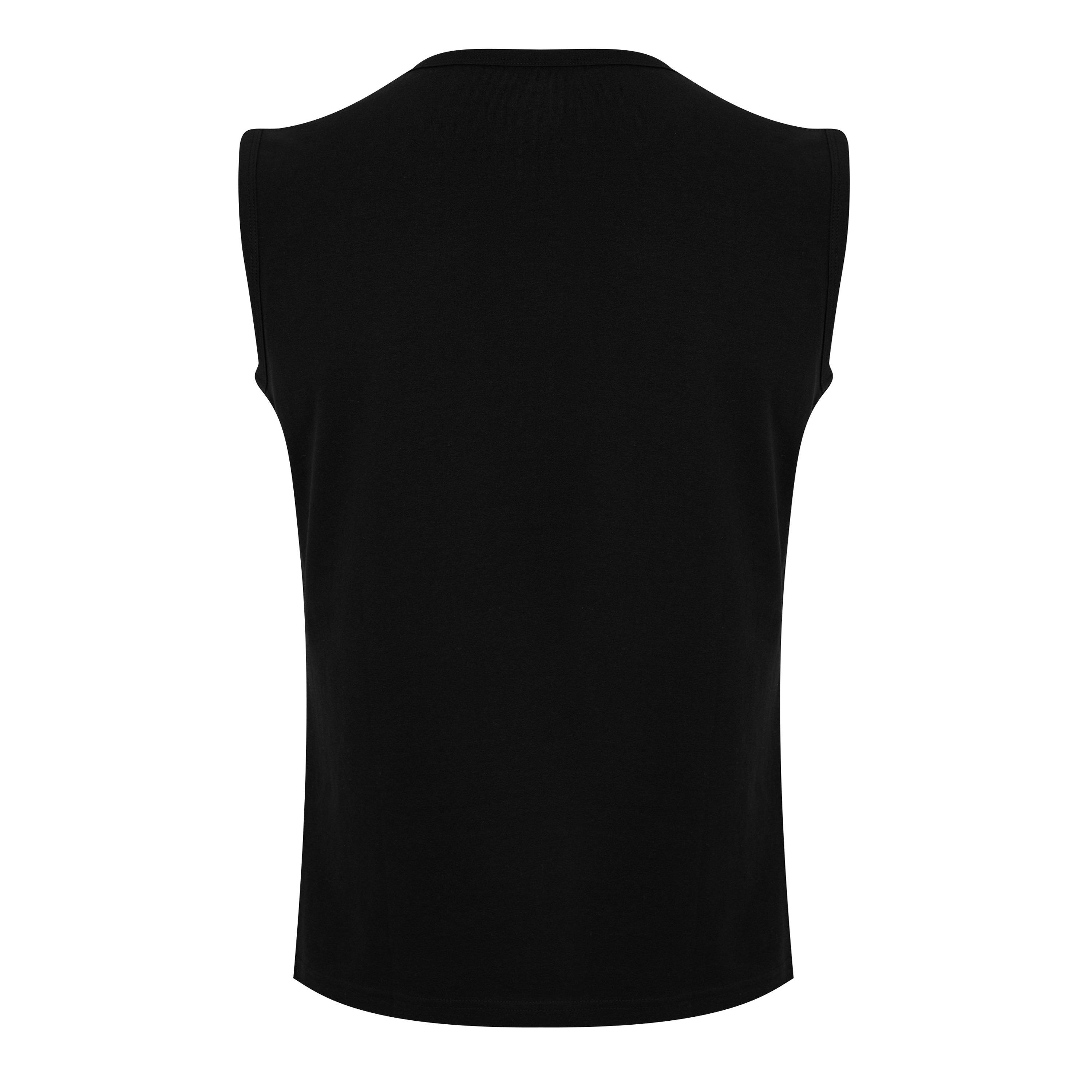 Black - Lonsdale - Sleeveless T-Shirt Mens - 2