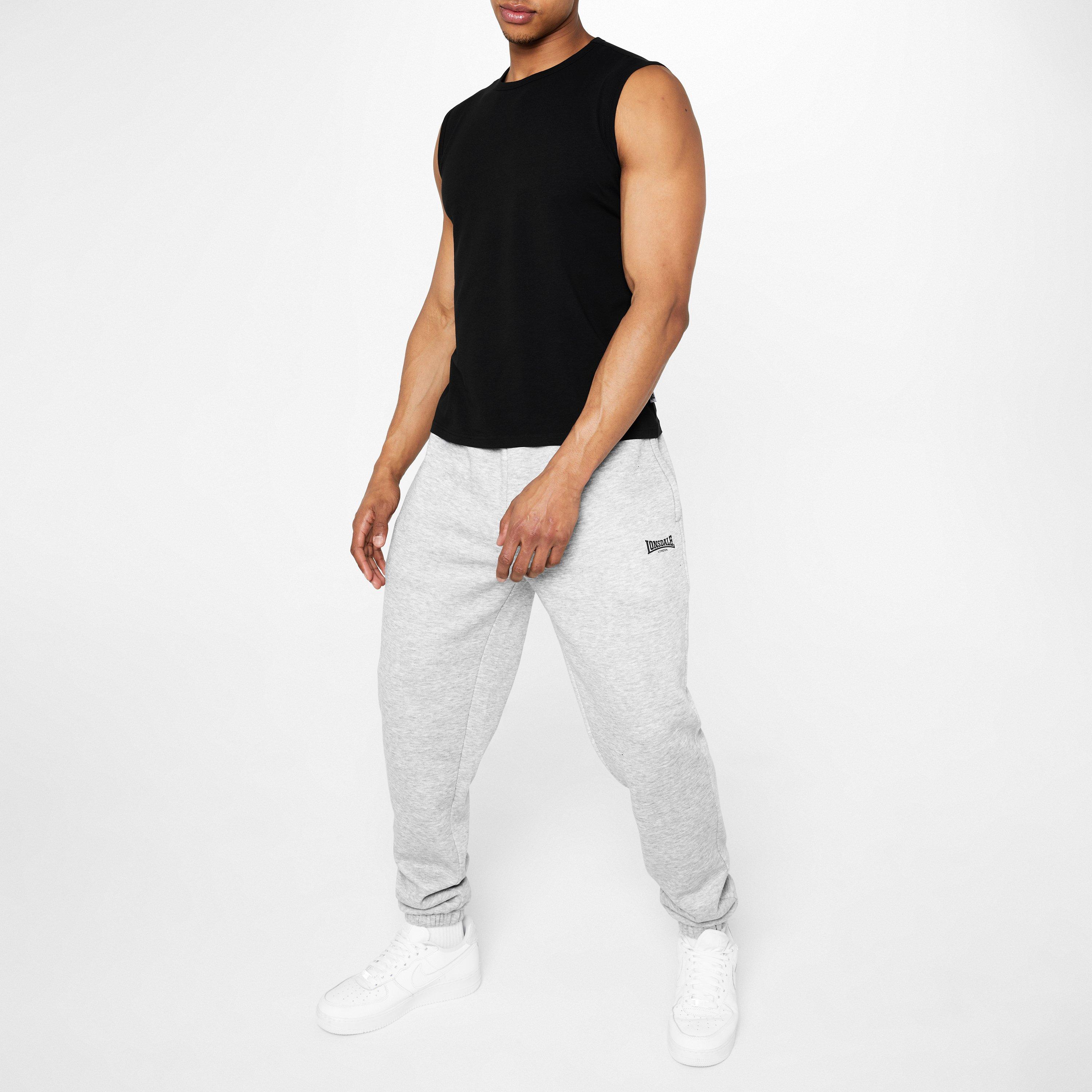 Black - Lonsdale - Sleeveless T-Shirt Mens - 7
