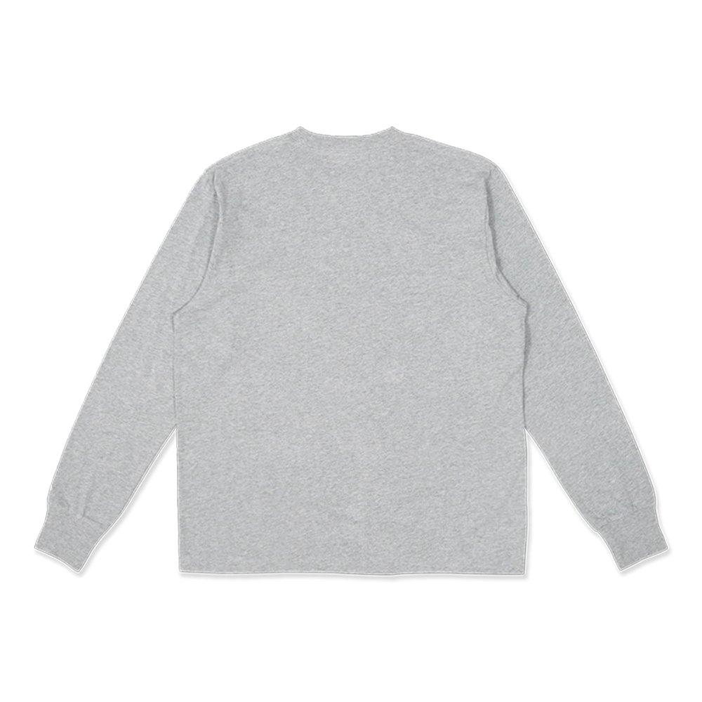Heather Grey - New Era - Long Sleeve T-Shirt - 2