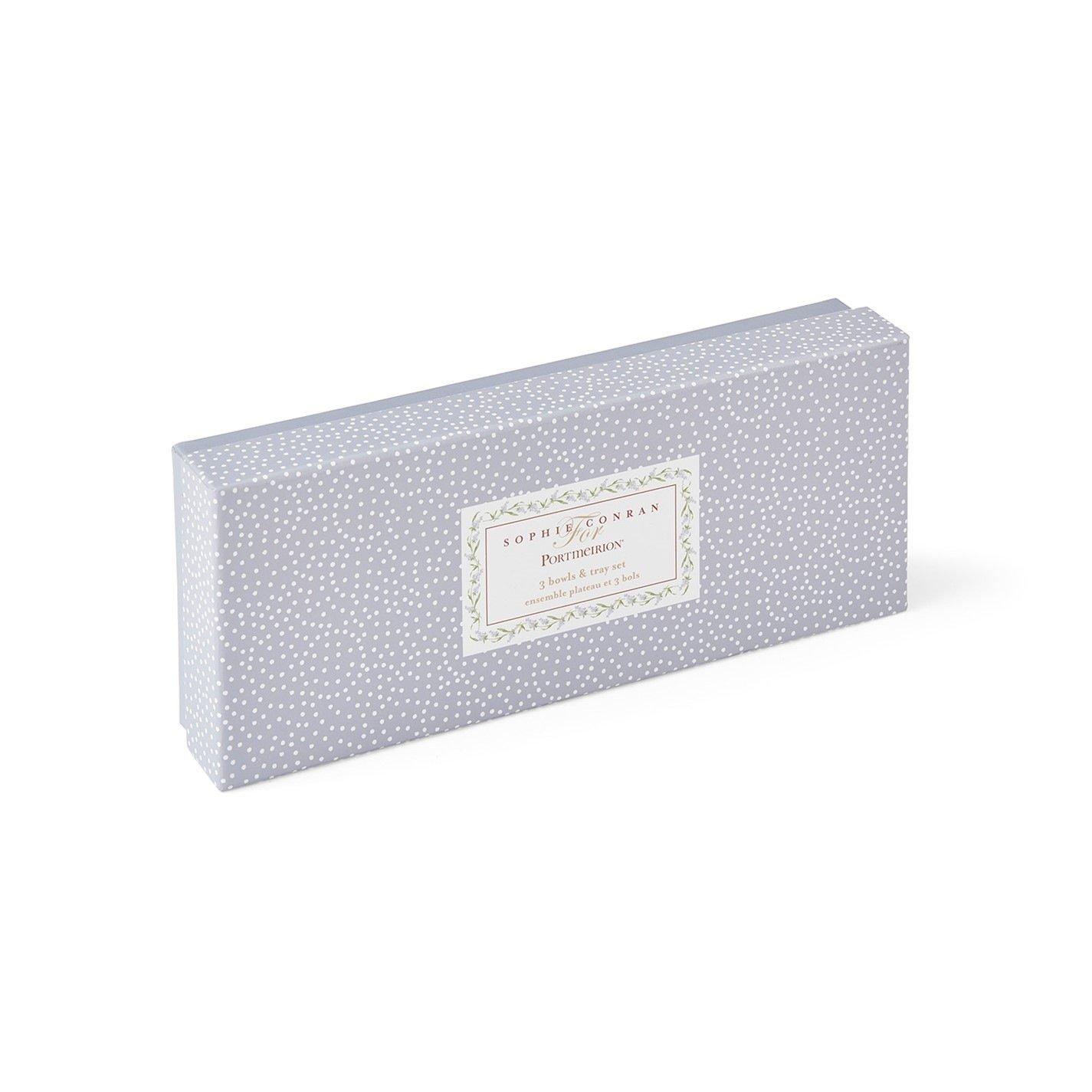 Multi - Portmeirion - Sophie Conran Lavandula 3 Bowl & Tray Set - 6