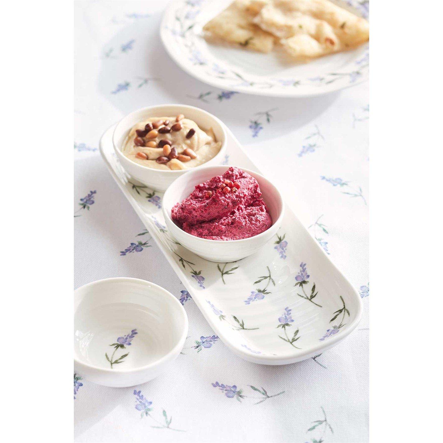 Multi - Portmeirion - Sophie Conran Lavandula 3 Bowl & Tray Set - 7