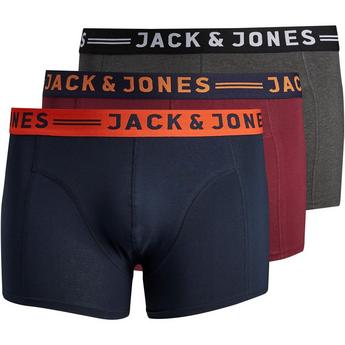 Jack and Jones JACK 3-Pack Trunks Mens Plus Size