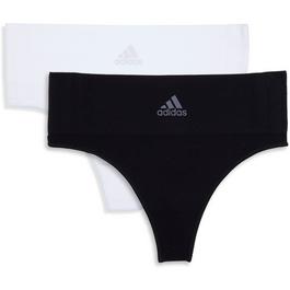 adidas Sport Active Seamless Micro-stretch Thong, 2-pack