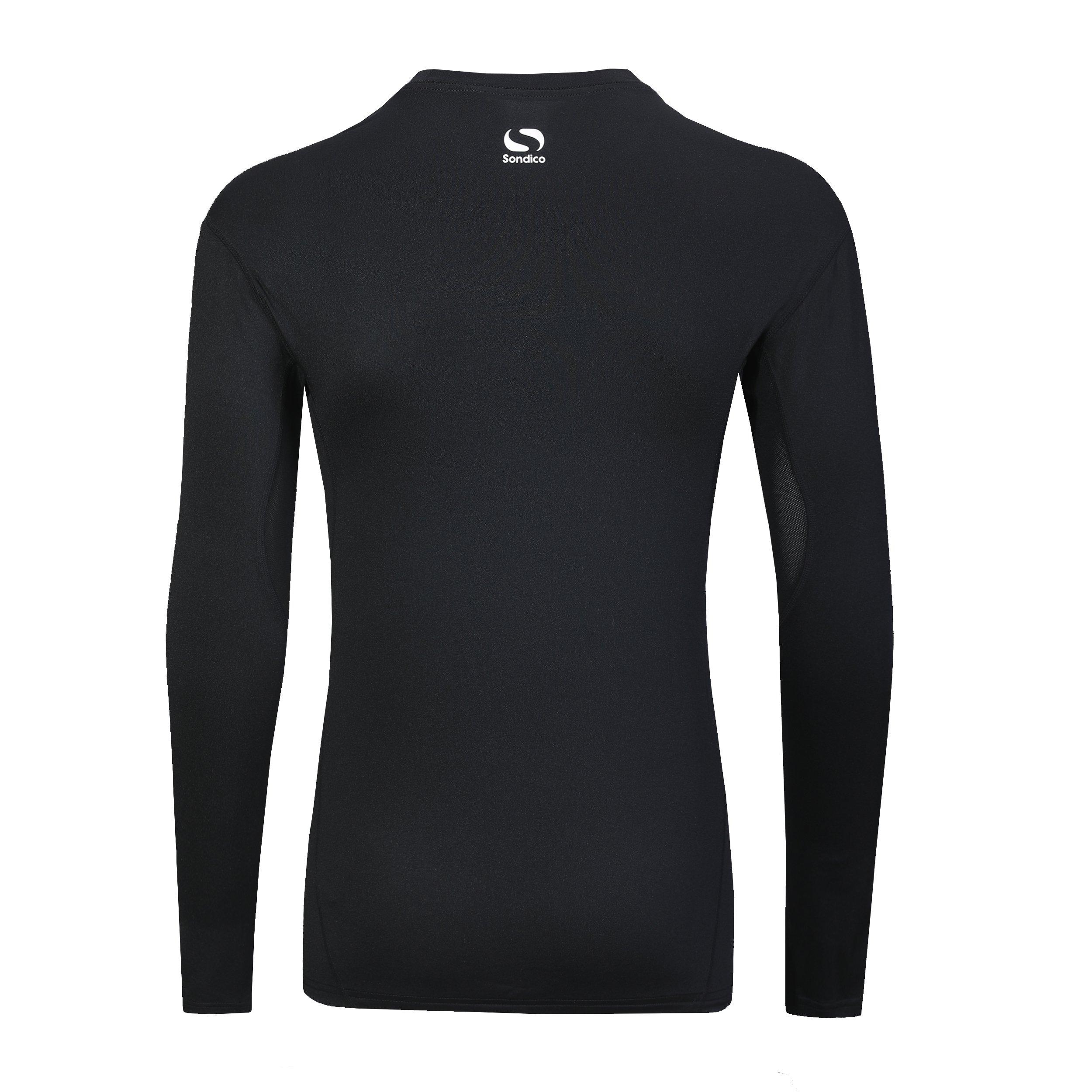 Black - Sondico - Core Base Long Sleeve Mens - 2