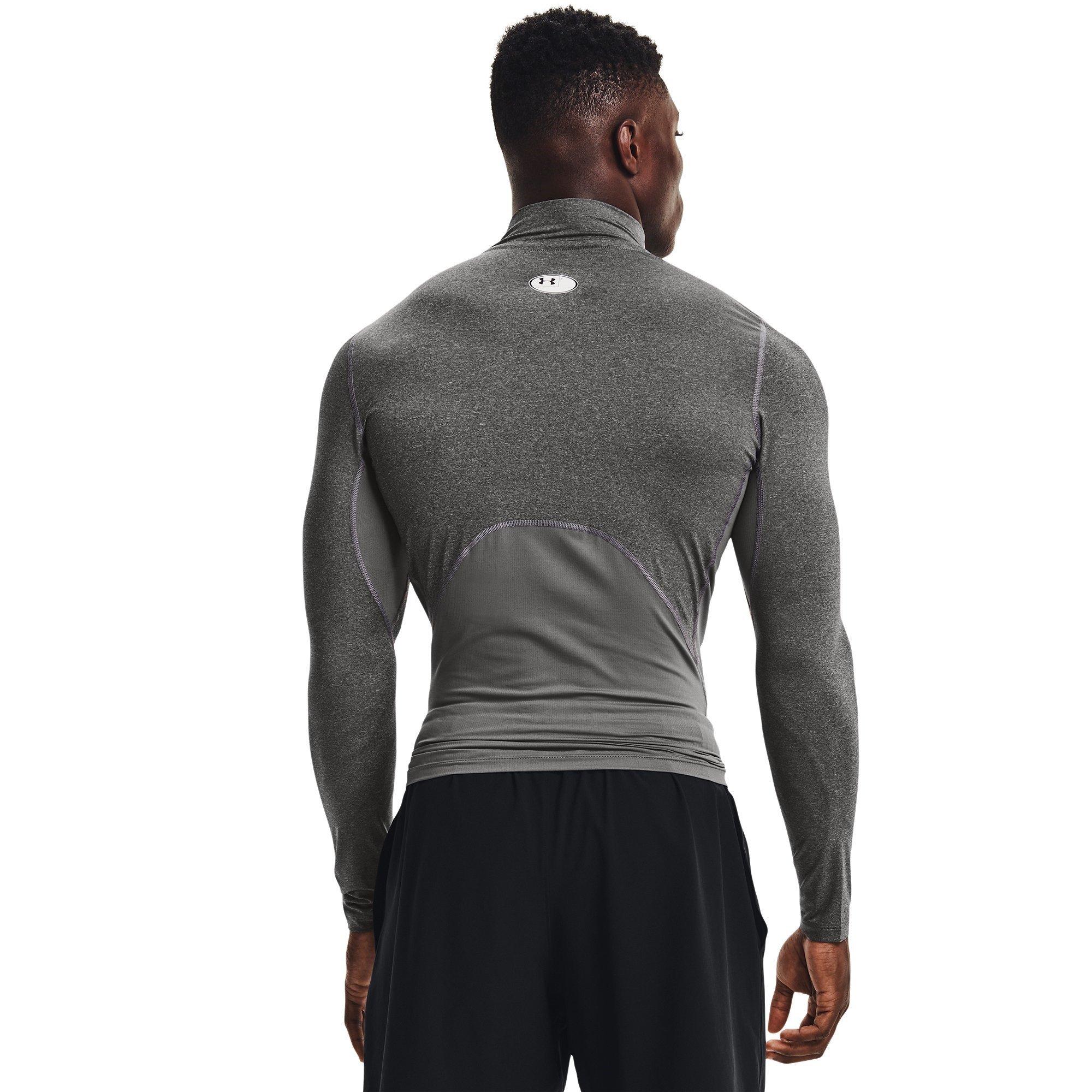 Carbon - Under Armour - HeatGear® Mock Long Sleeve Men's - 3